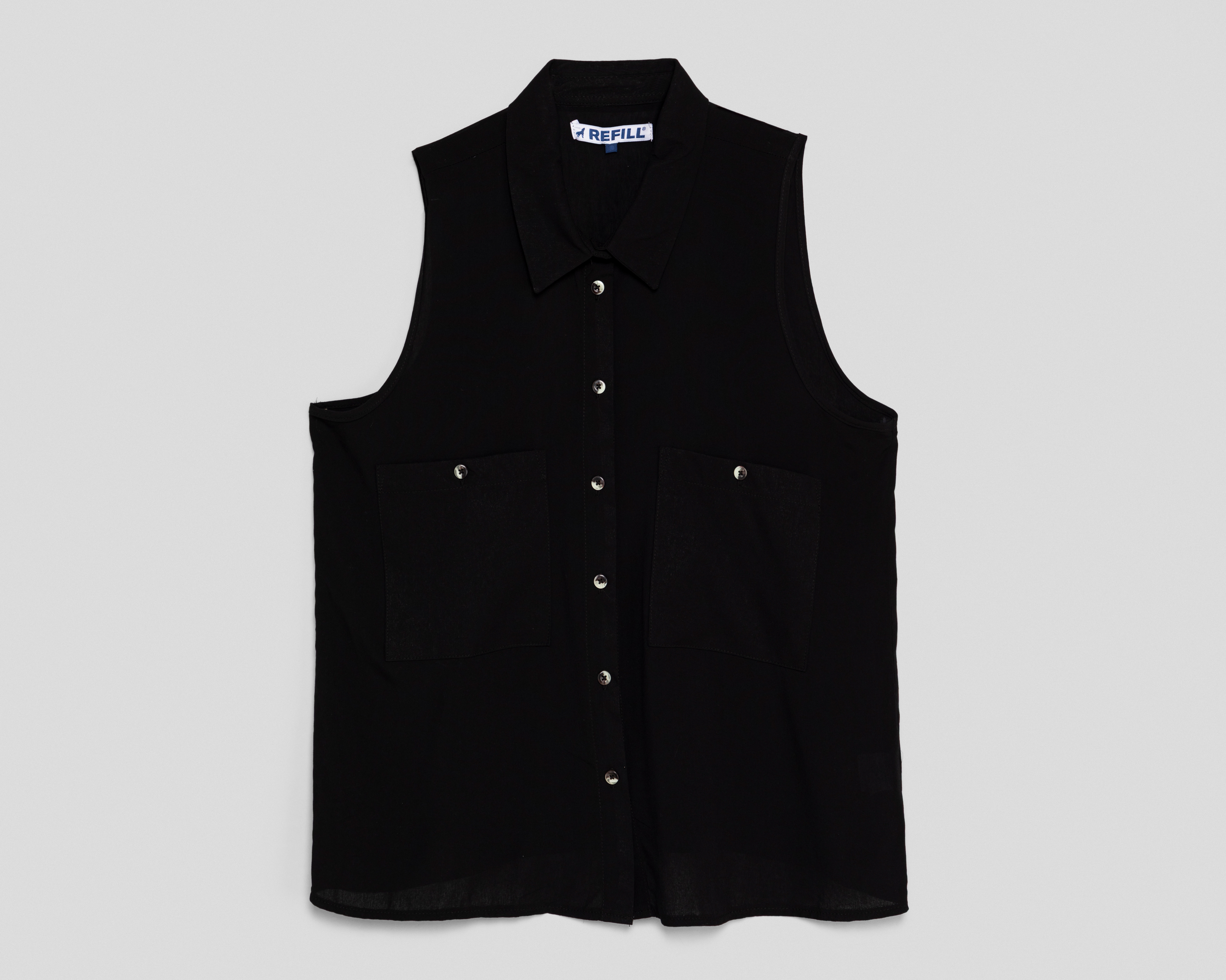Foto 1 | Foto 1 | Blusa Negra Refill para Mujer
