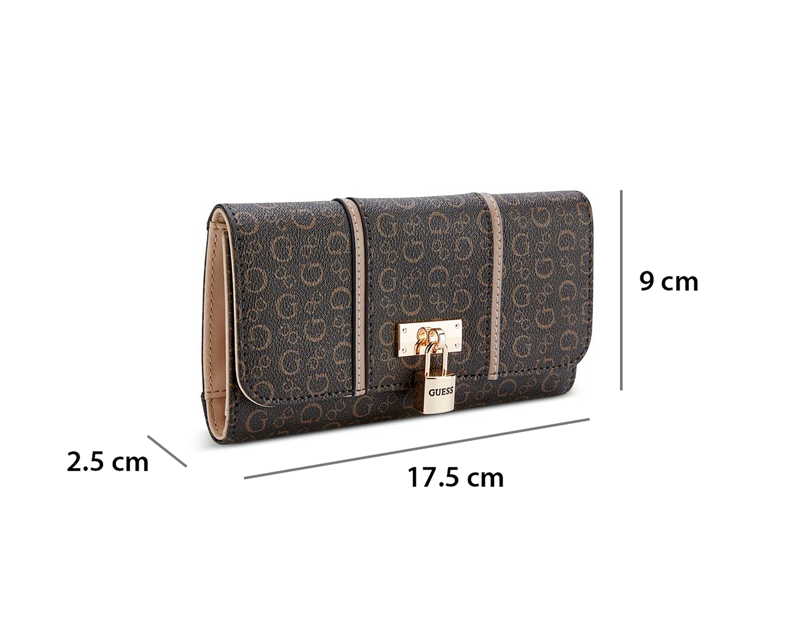 Foto 5 | Foto 5 | Cartera para Mujer Guess Café