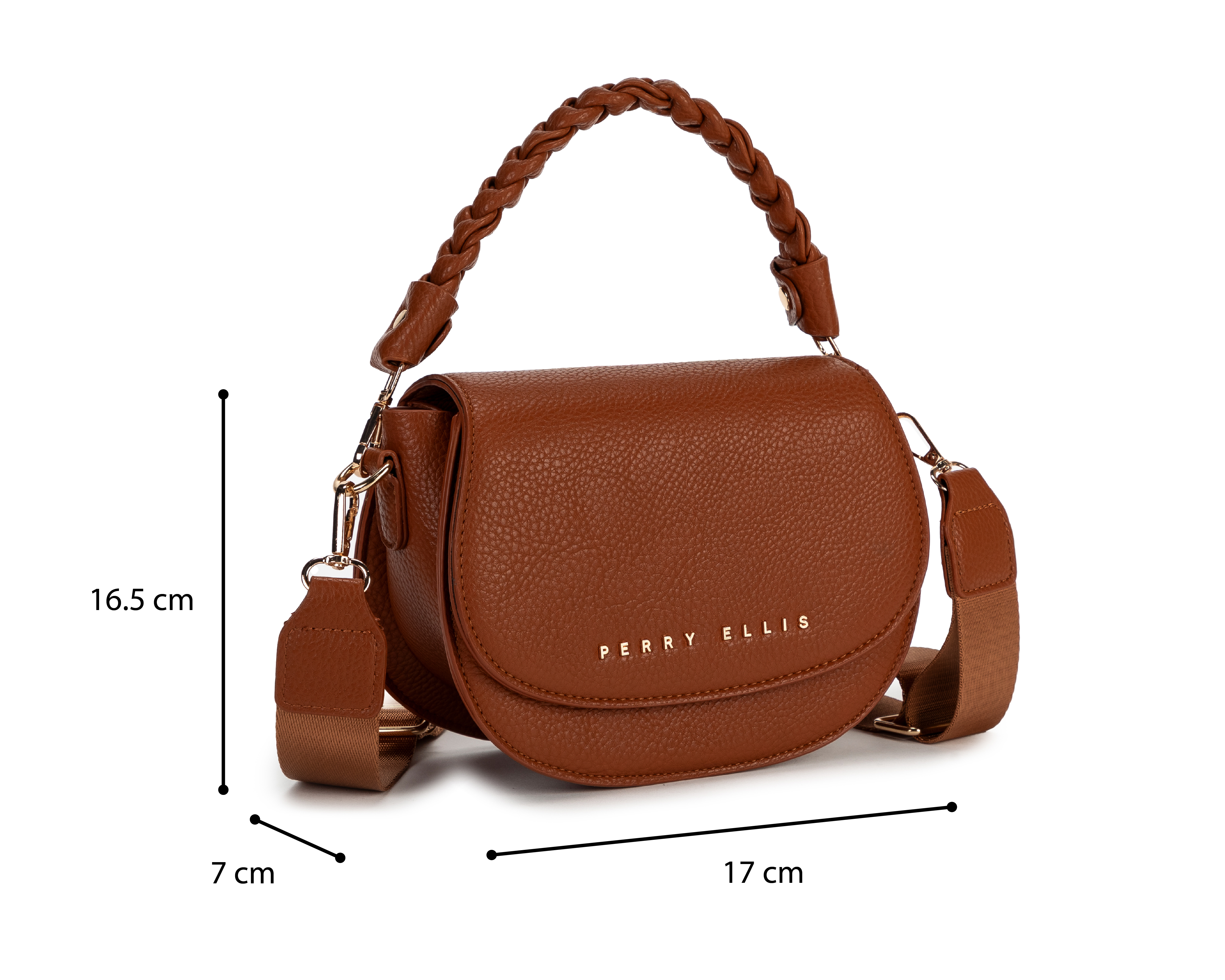 Foto 5 | Foto 5 | Bolsa Cruzada Perry Ellis