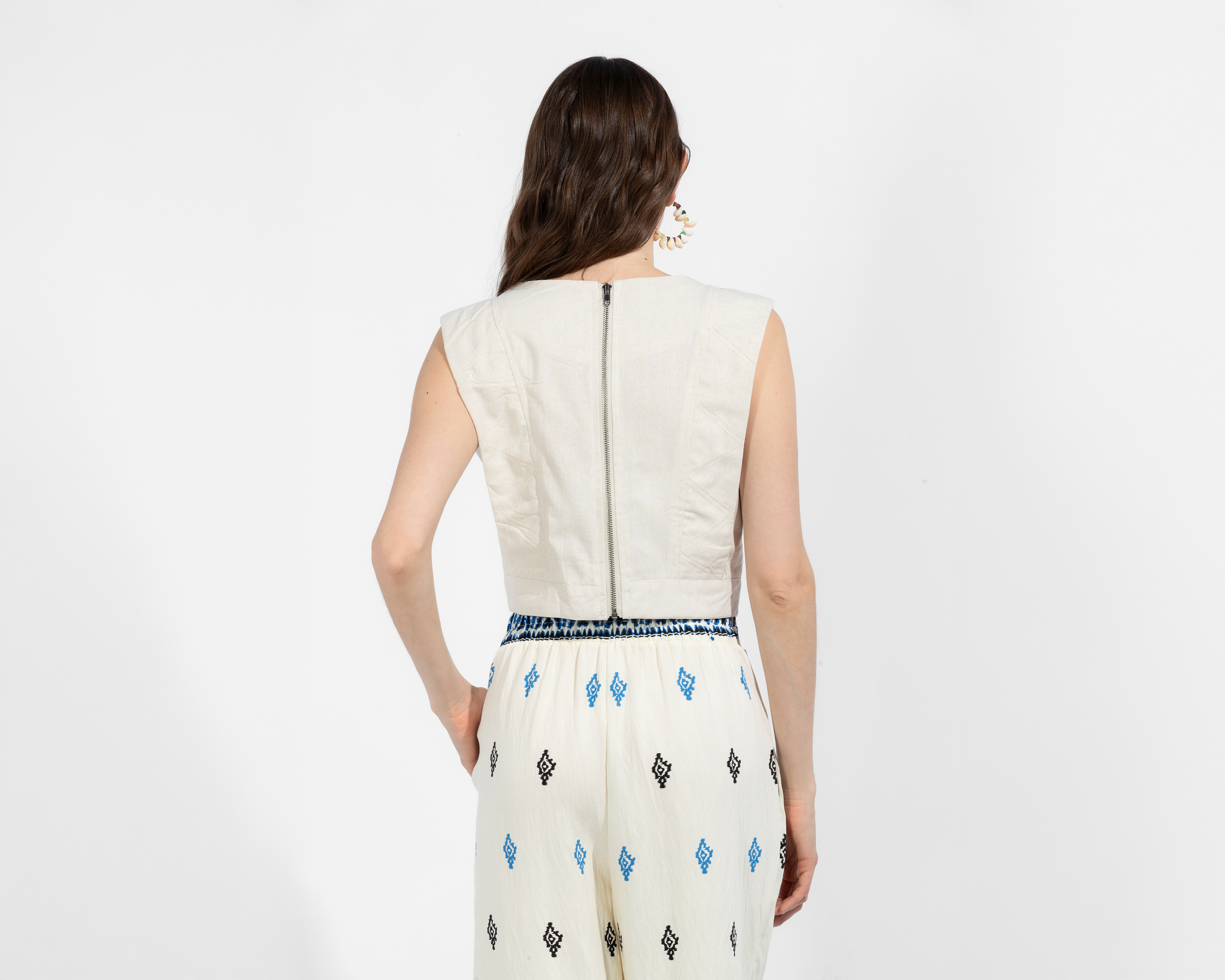 Foto 4 pulgar | Foto 3 | Blusa Beige Sahara Juvenil