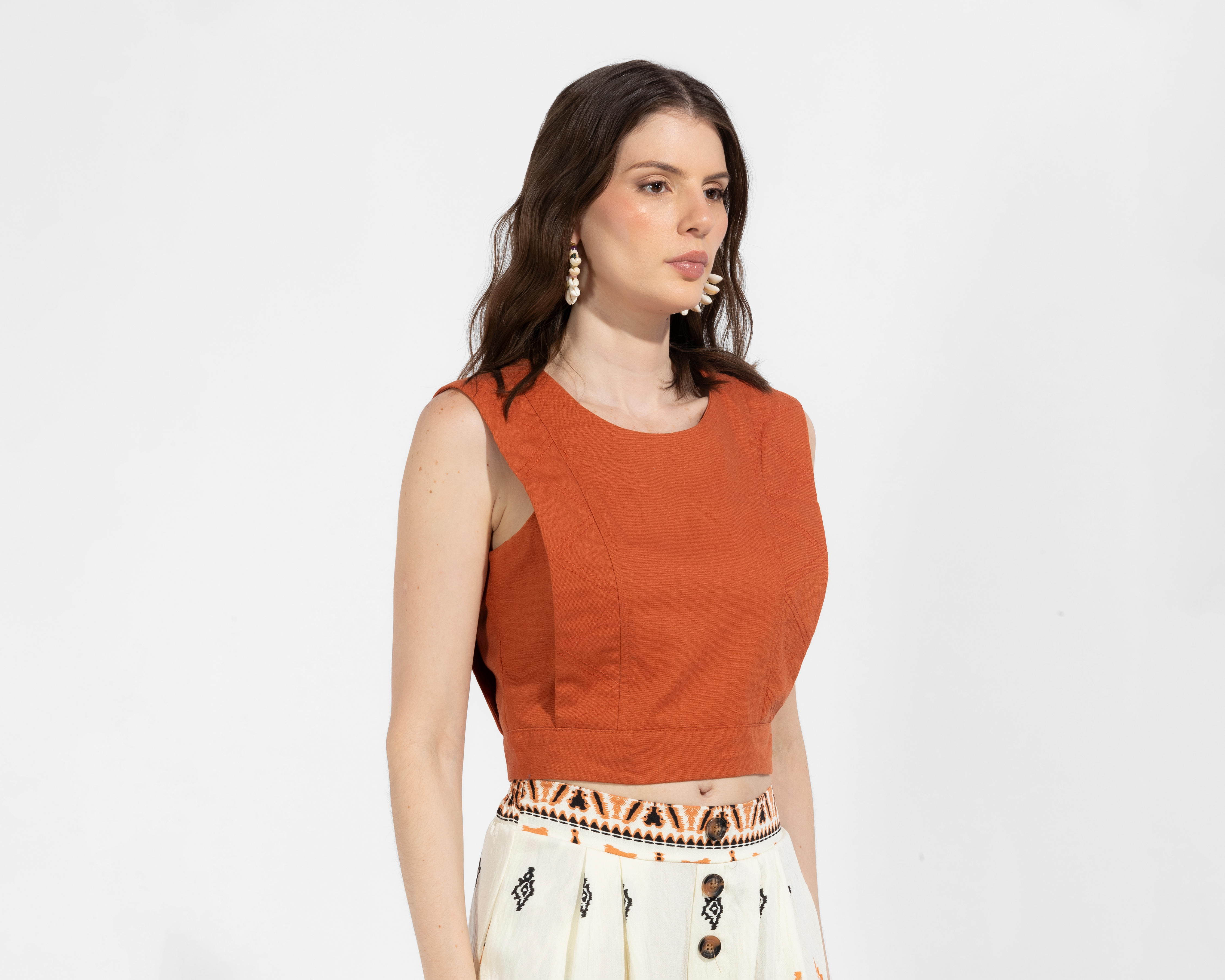 Blusa Anaranjada Sahara Juvenil