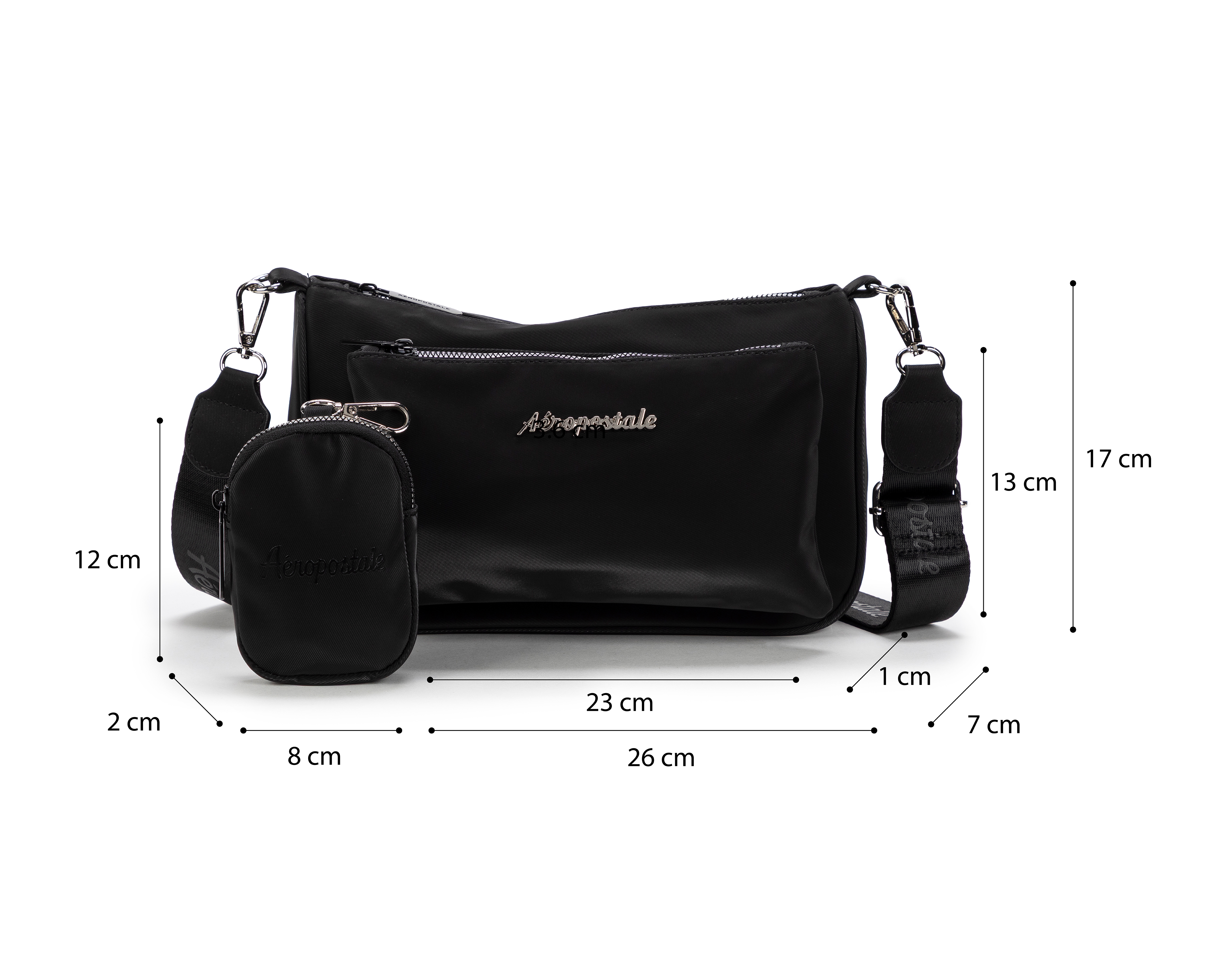 Foto 6 pulgar | Foto 5 | Bolsa Cruzada Aéropostale con Monedero