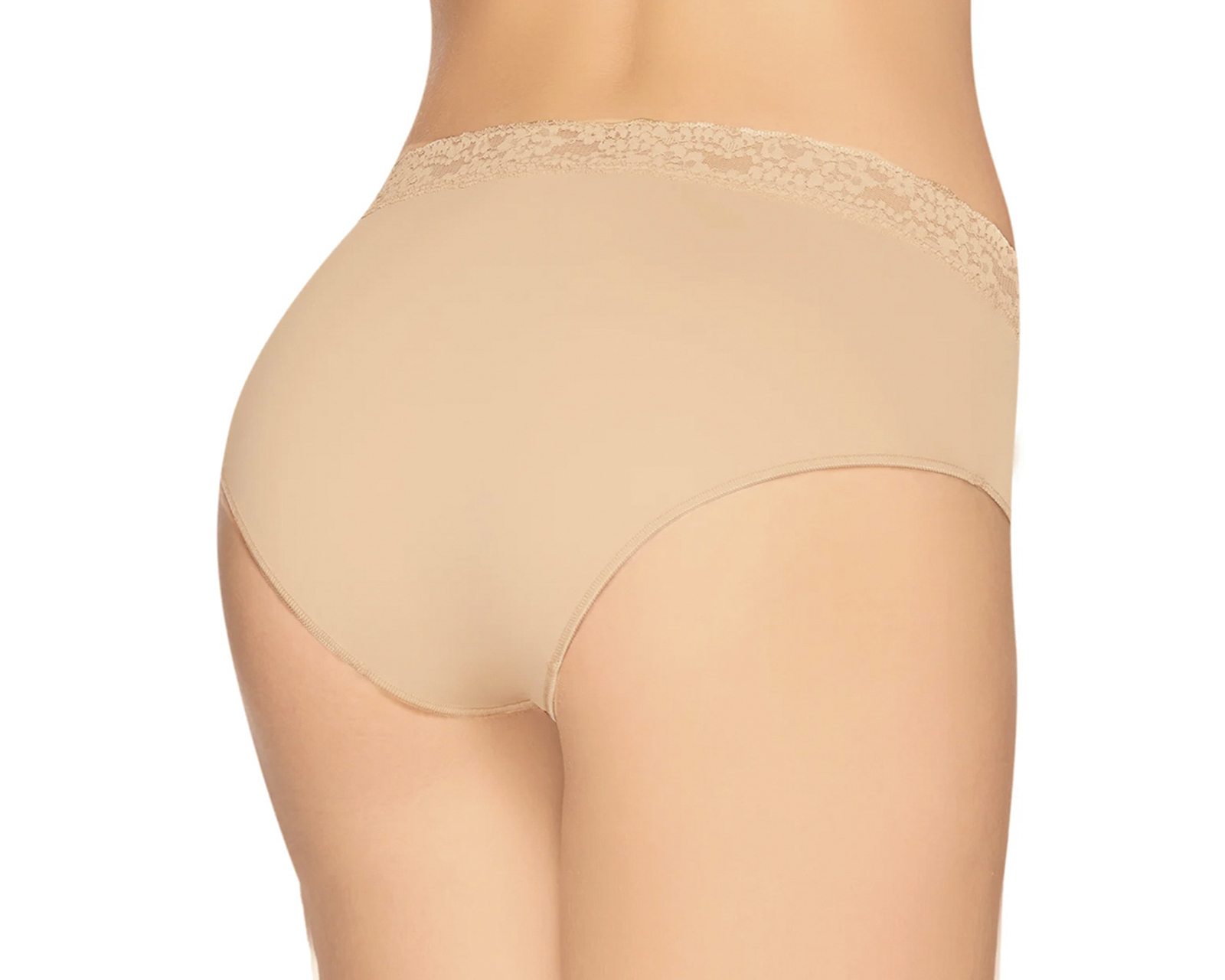 Foto 4 pulgar | Foto 3 | Pantaleta con Encaje Ilusión para Mujer 2 Piezas