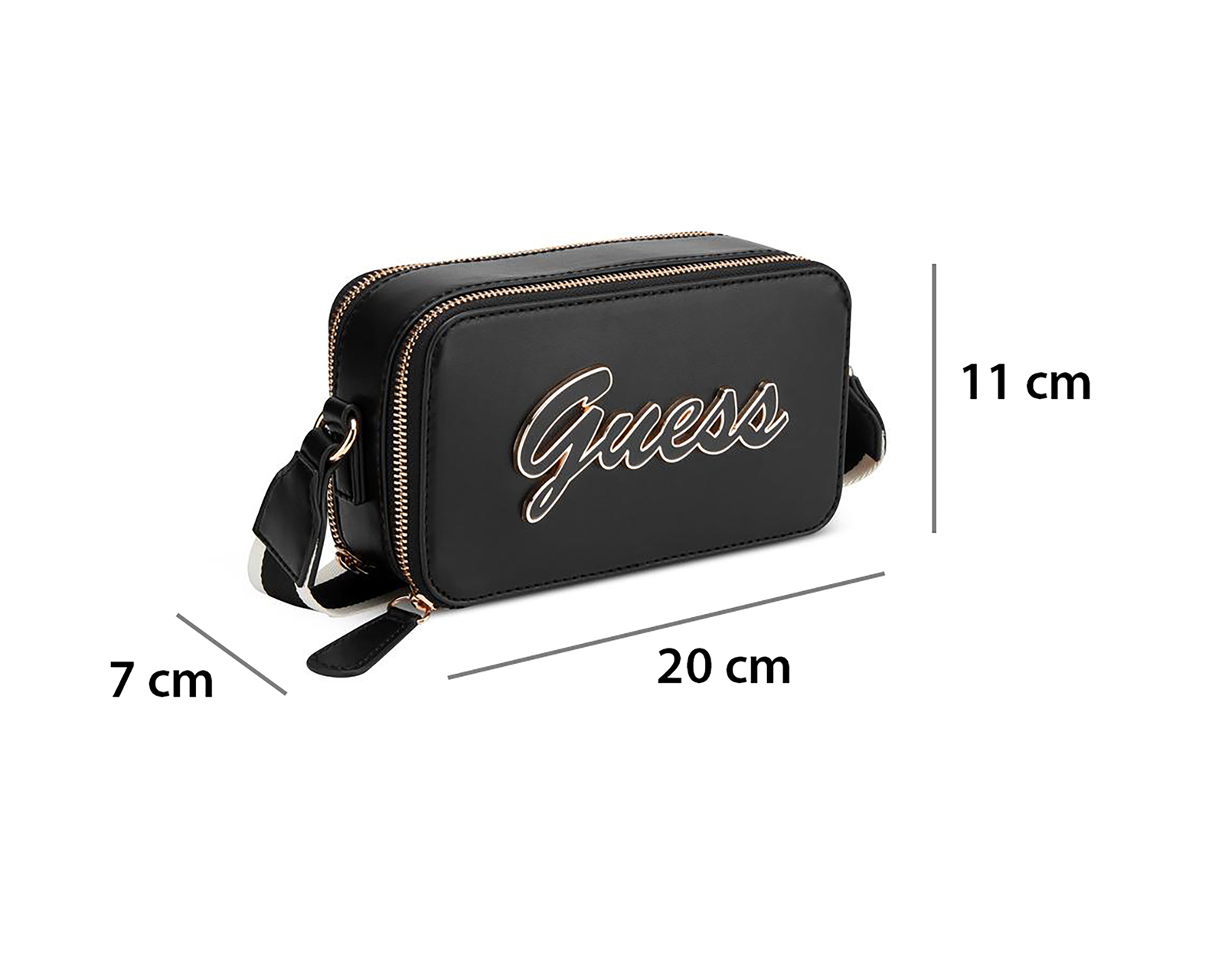 Foto 5 | Foto 5 | Bolsa Cruzada Guess Carrara
