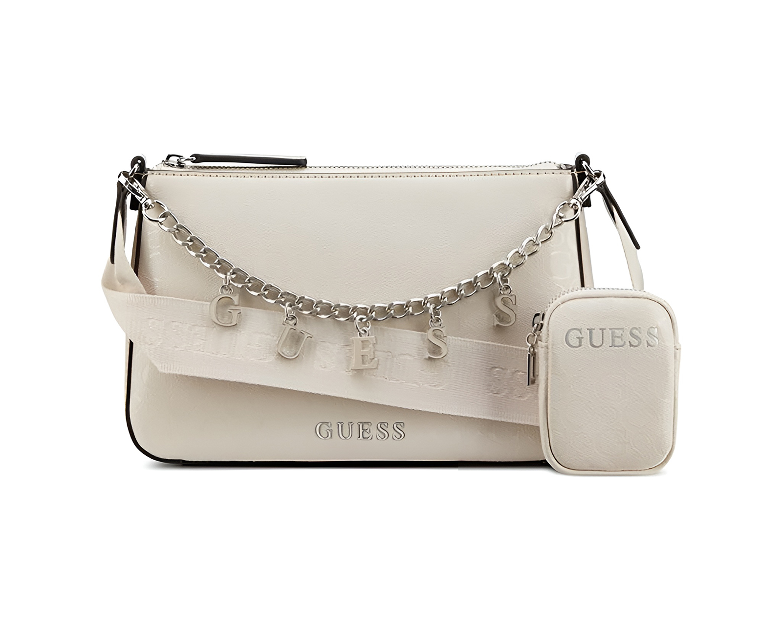 Foto 1 | Foto 1 | Bolsa Cruzada Guess Fiora con Monedero