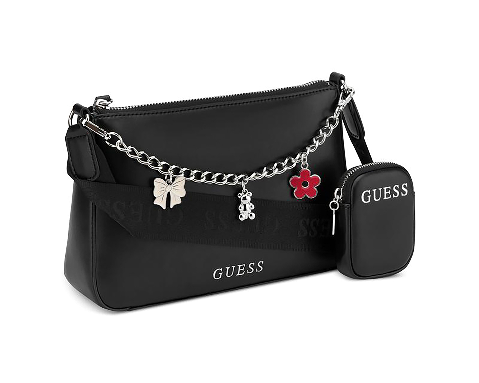 Foto 2 | Foto 2 | Bolsa Cruzada Guess Fiora con Monedero