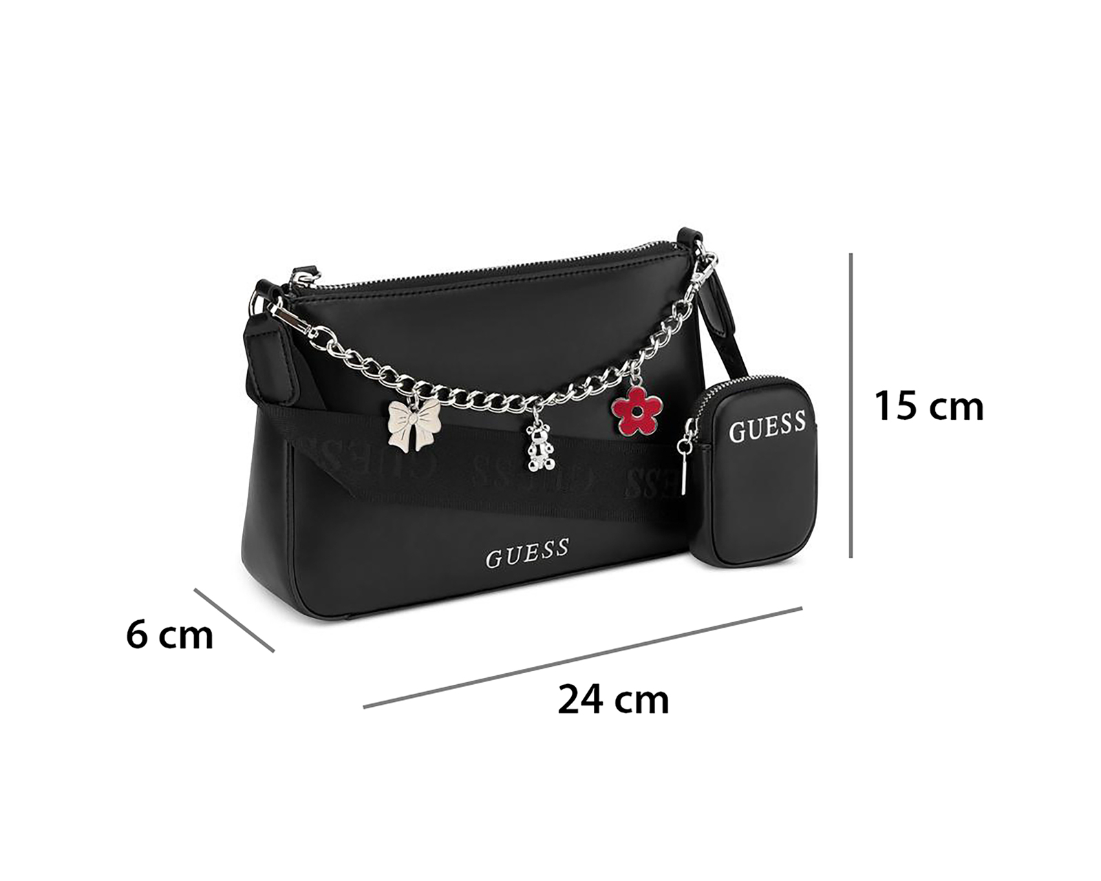 Foto 6 pulgar | Foto 5 | Bolsa Cruzada Guess Fiora con Monedero