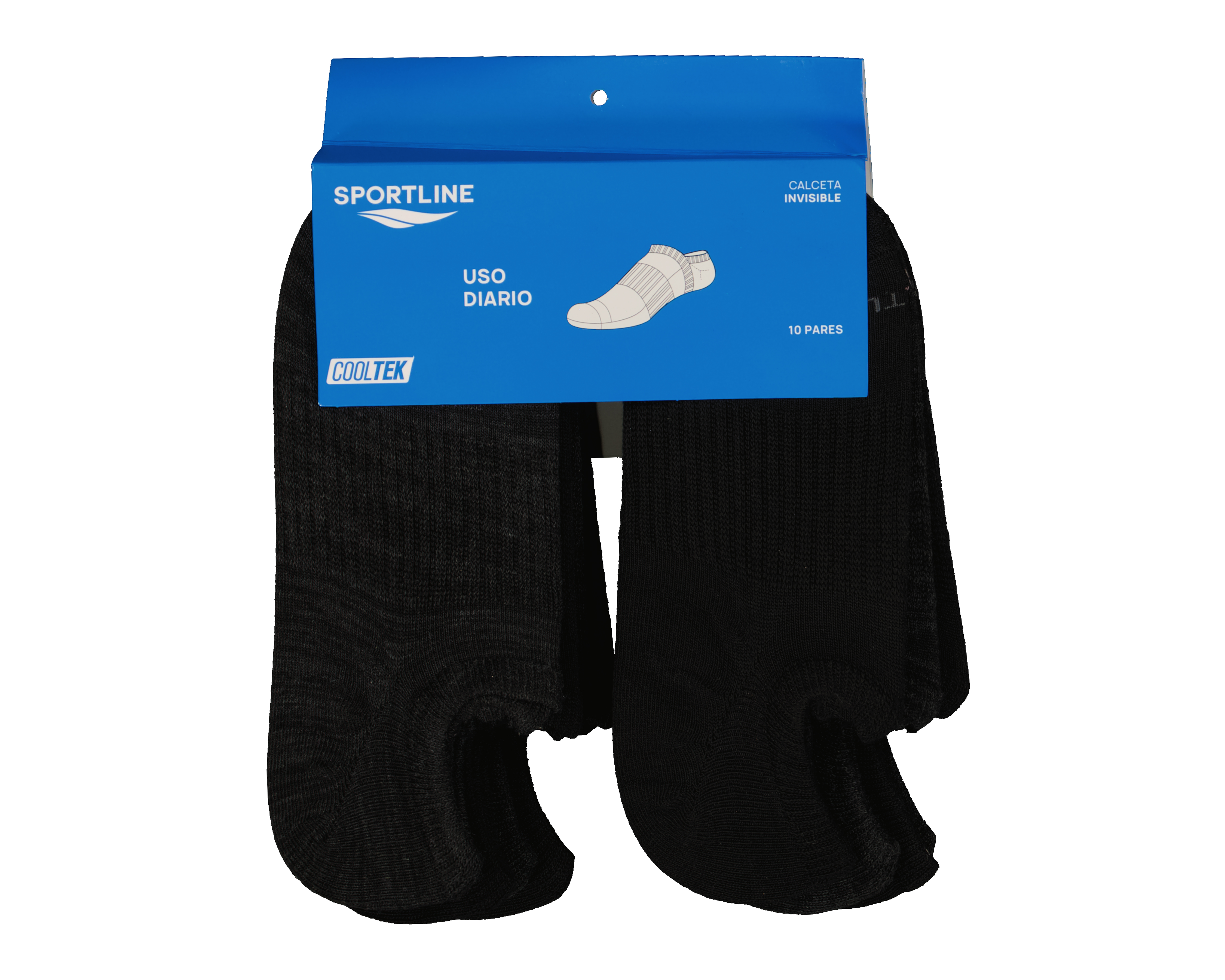 Foto 4 pulgar | Foto 3 | Calcetas Deportivas Sportline para Mujer 10 Pares