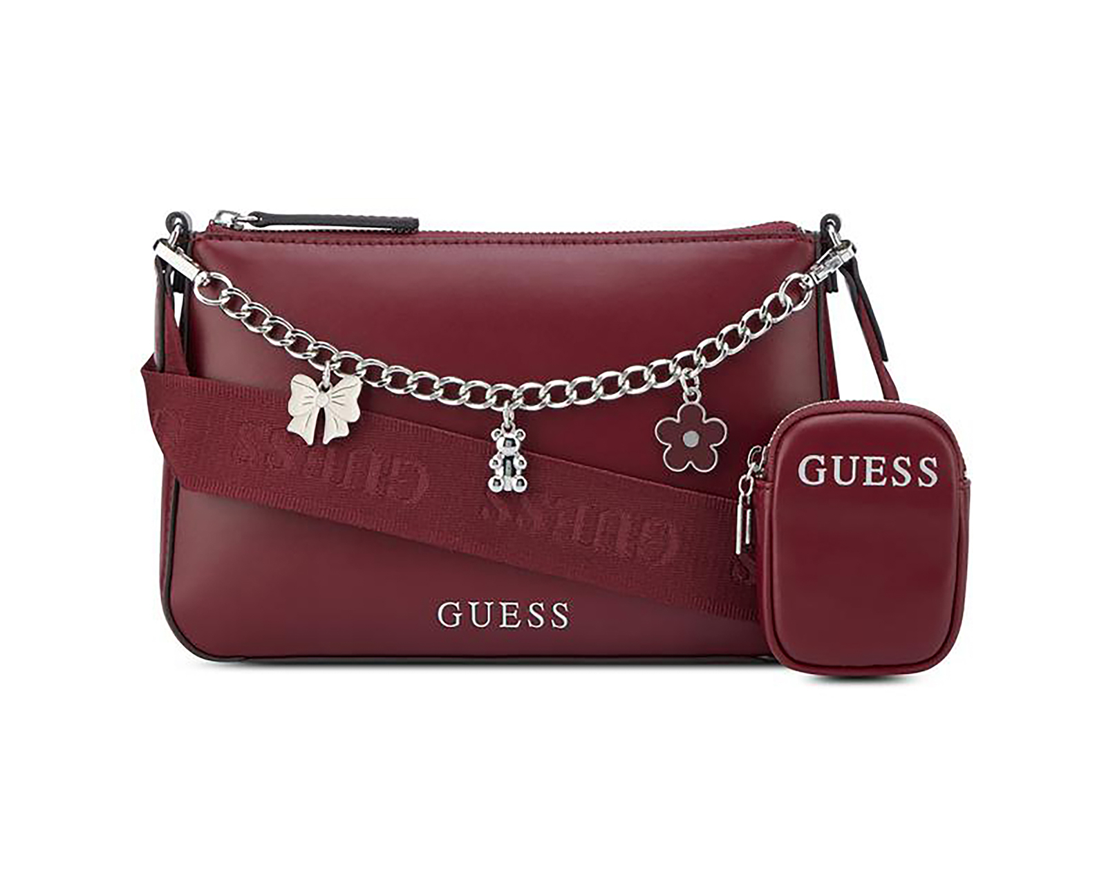 Foto 2 pulgar | Foto 1 | Bolsa Cruzada Guess Fiora con Monedero