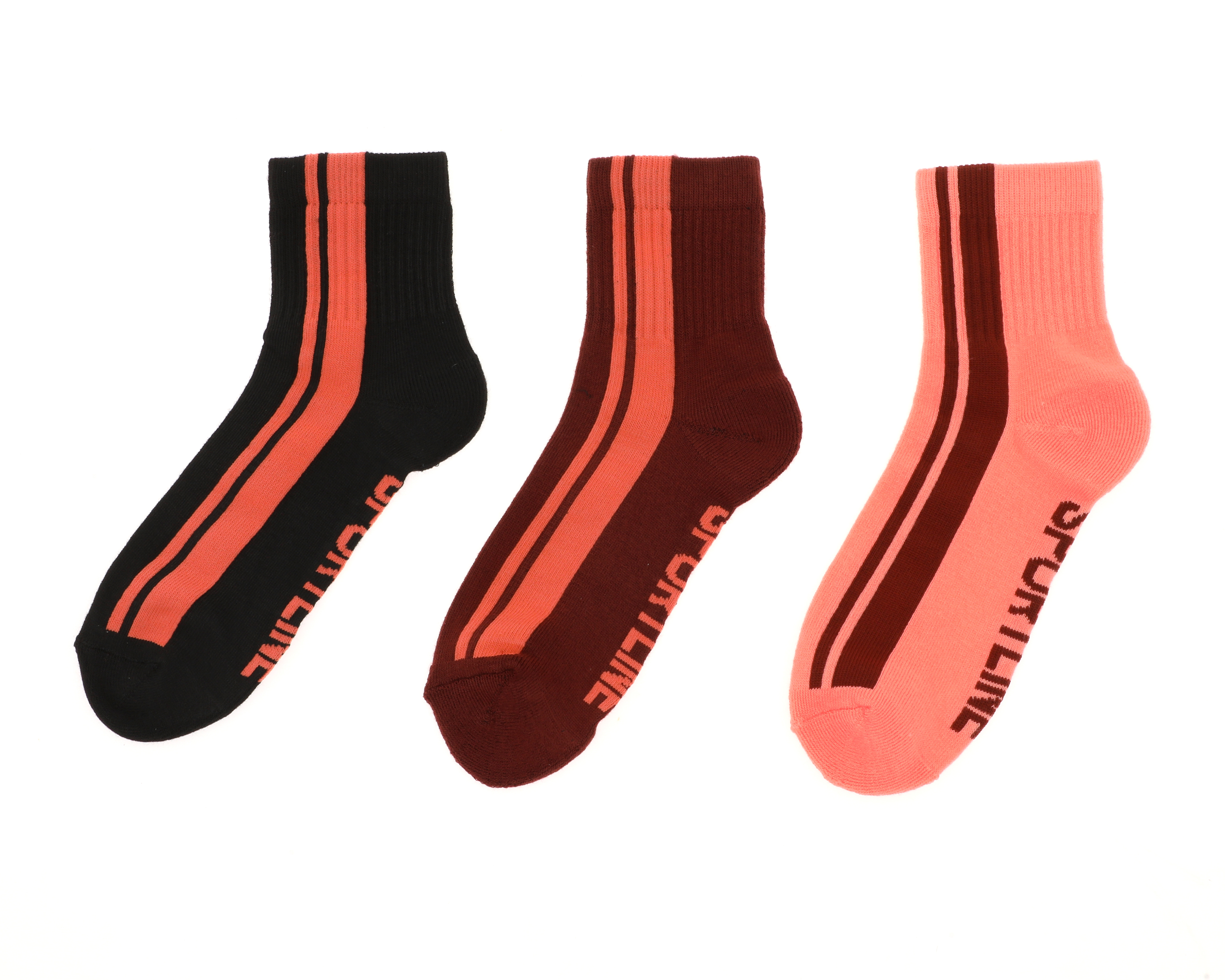 Foto 2 pulgar | Foto 1 | Calcetas Deportivas Sportline para Mujer 3 Pares