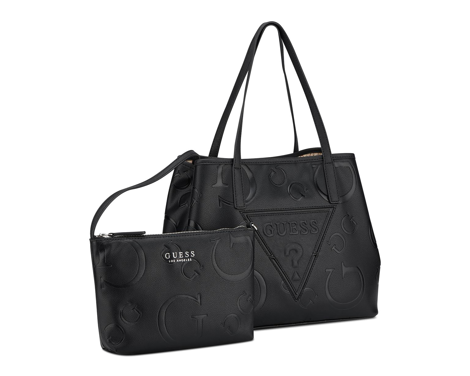 Foto 3 pulgar | Foto 2 | Bolsa de Hombro Guess con Cosmetiquera