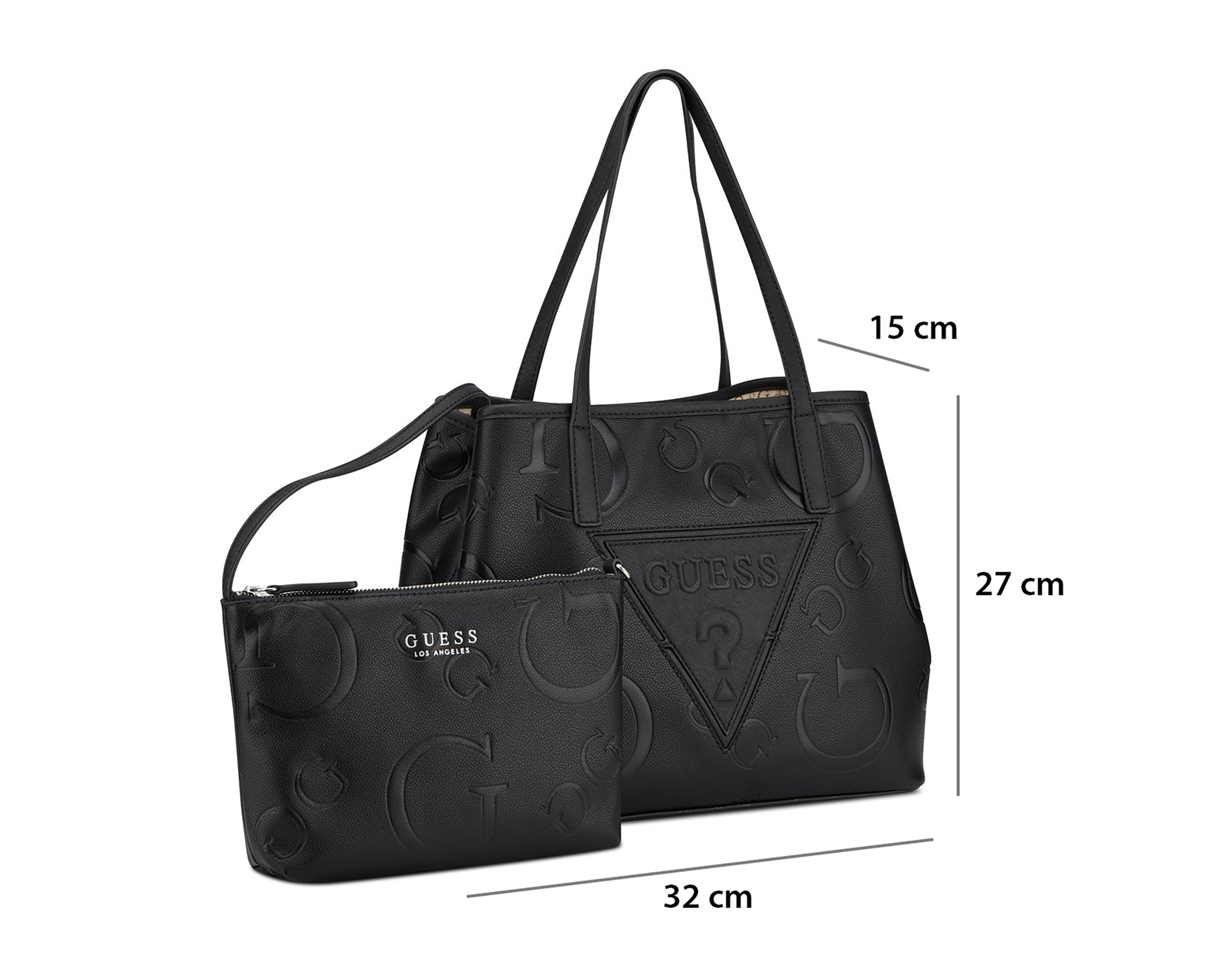 Foto 6 pulgar | Foto 5 | Bolsa de Hombro Guess con Cosmetiquera