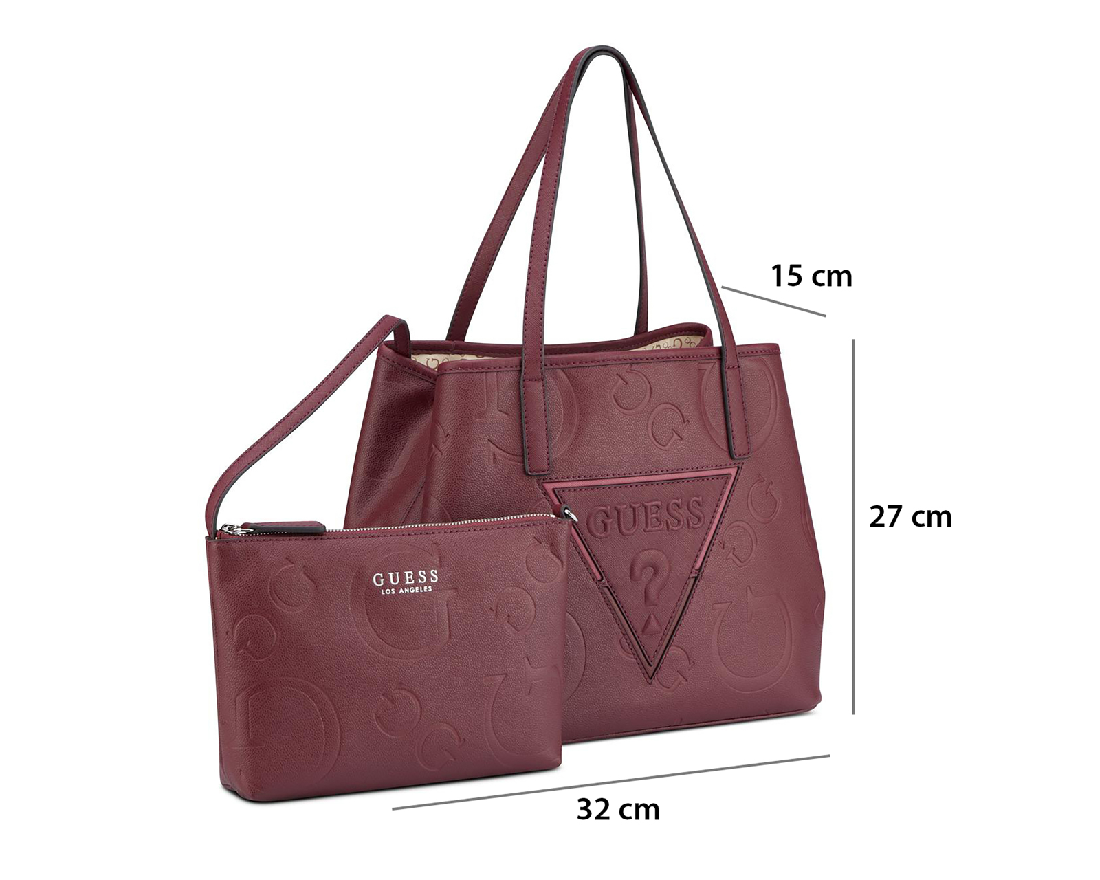 Foto 6 pulgar | Foto 5 | Set de Bolsas de Hombro Guess Portini 2 Piezas