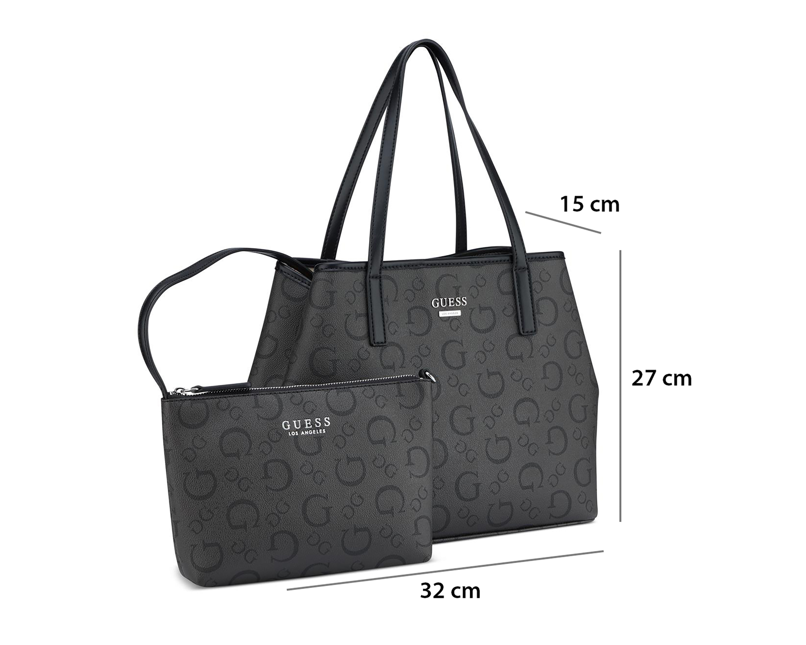 Foto 5 | Foto 5 | Bolsa de Hombro Guess Portini Tote 2 Piezas