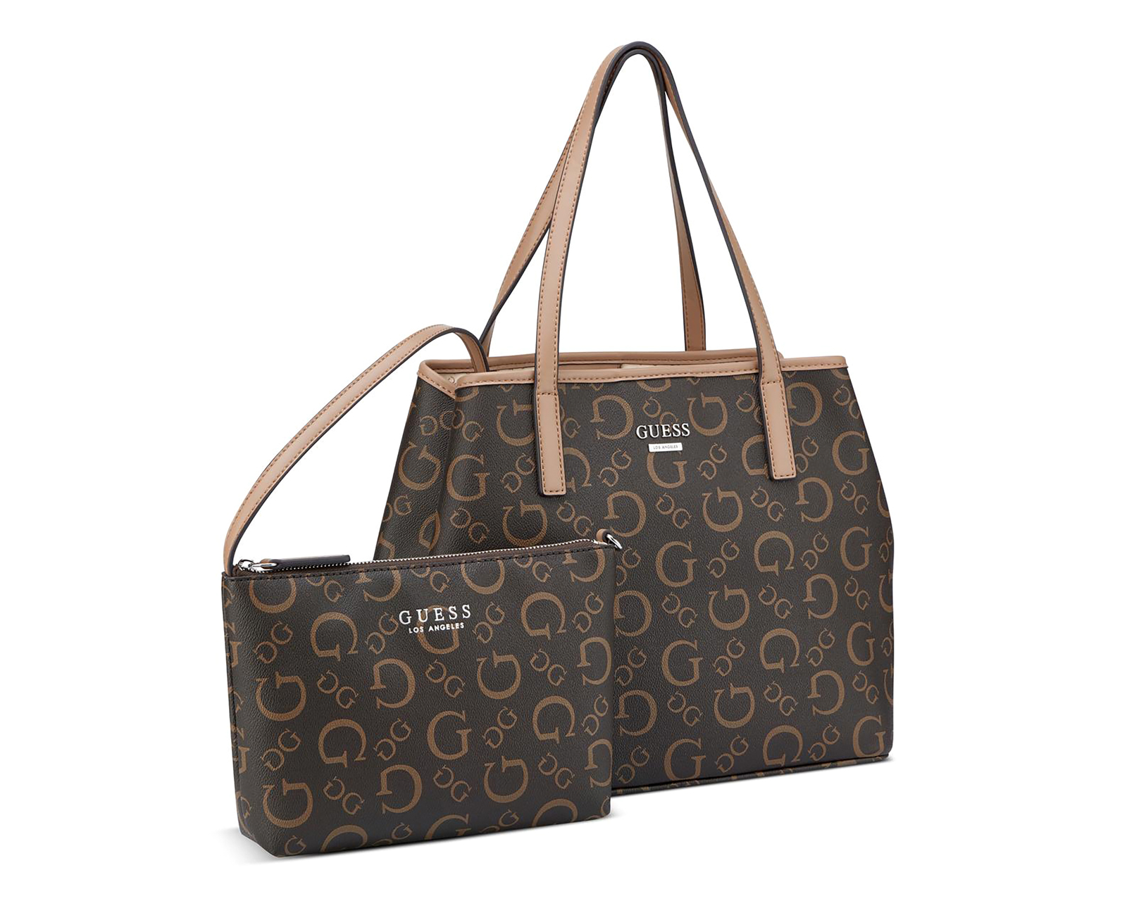 Foto 3 pulgar | Foto 2 | Bolsa de Hombro Guess con Cosmetiquera