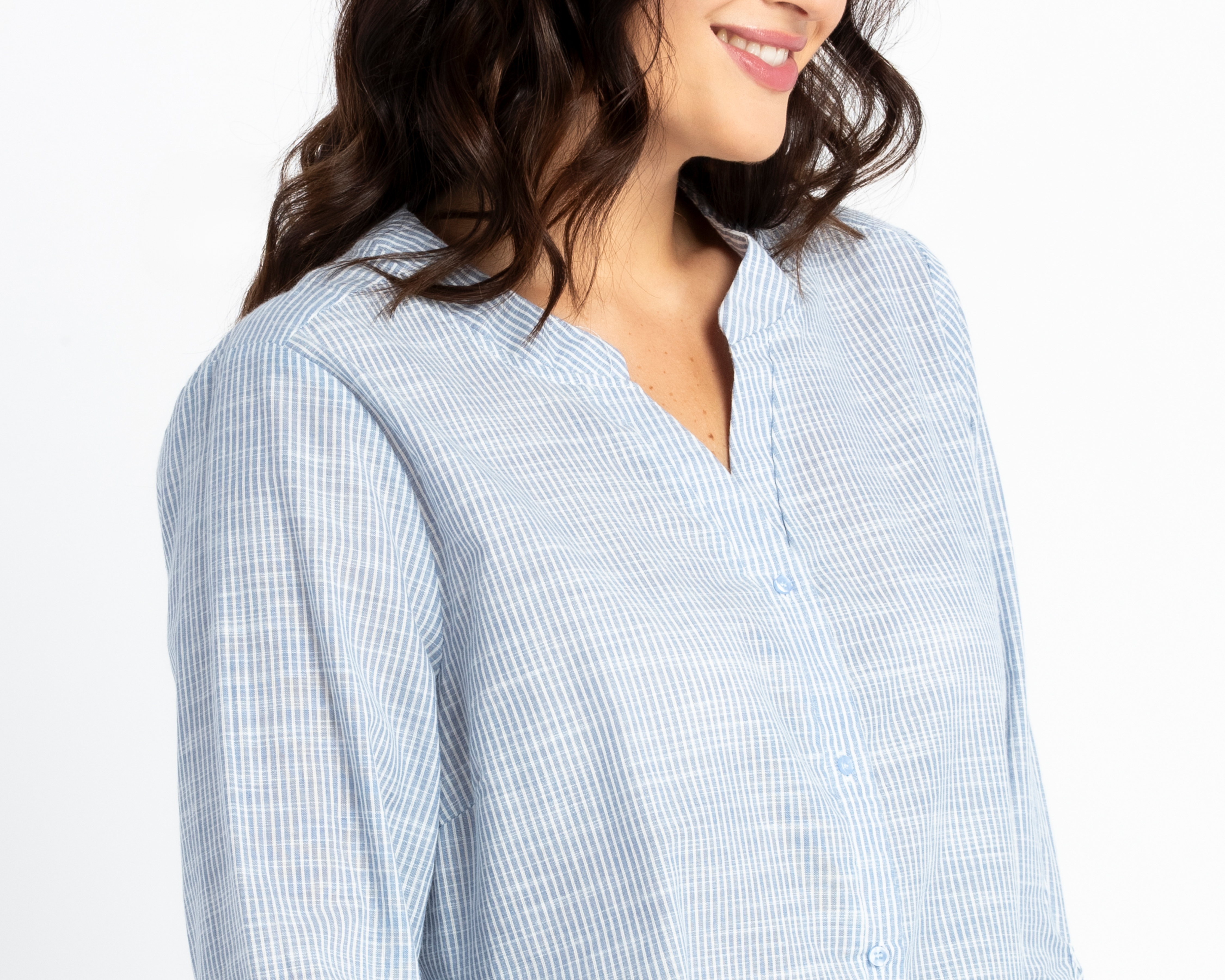 Foto 4 | Foto 4 | Blusa Azul Sahara para Mujer