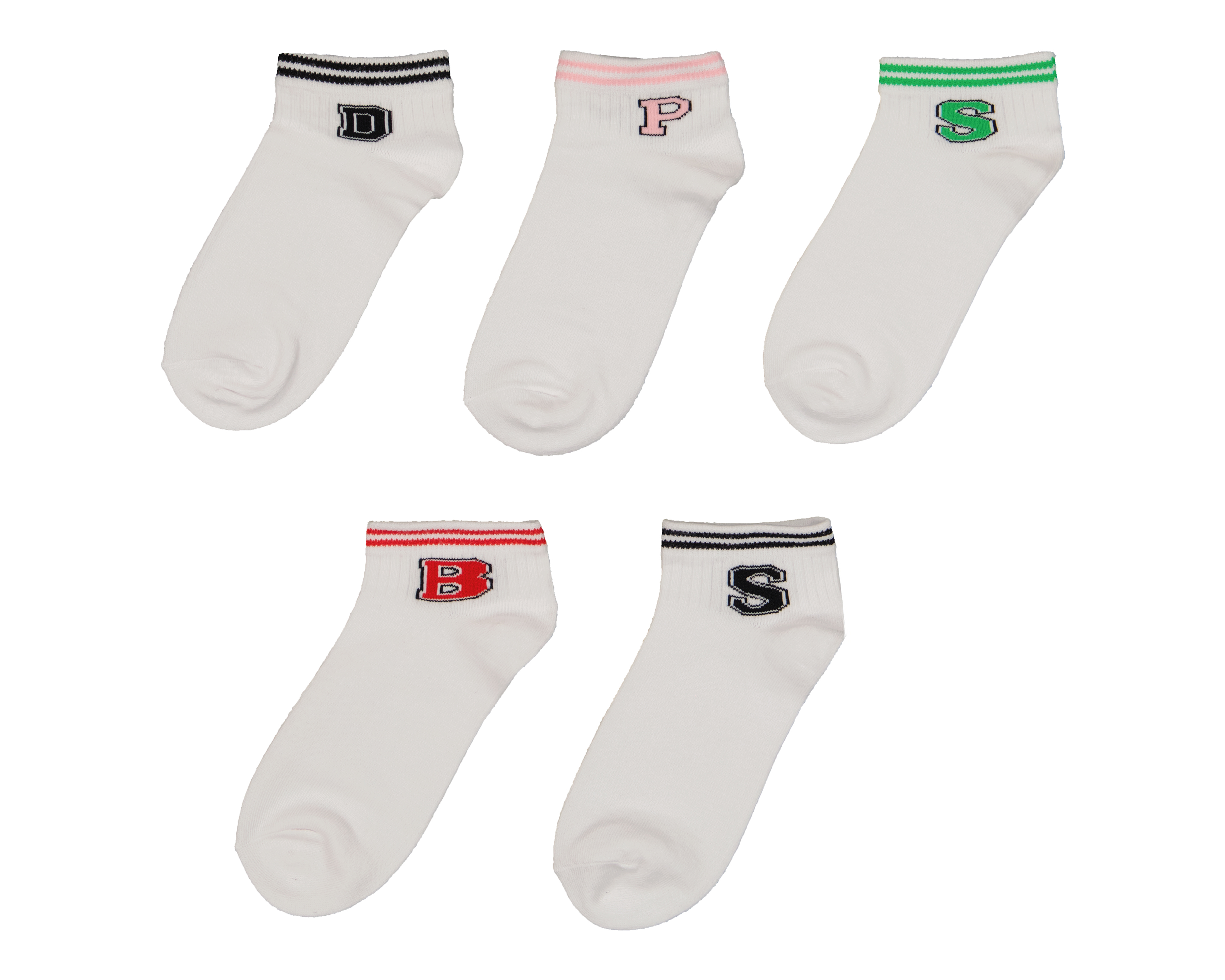 Calcetas Deportivas Sportline para Mujer 5 Pares