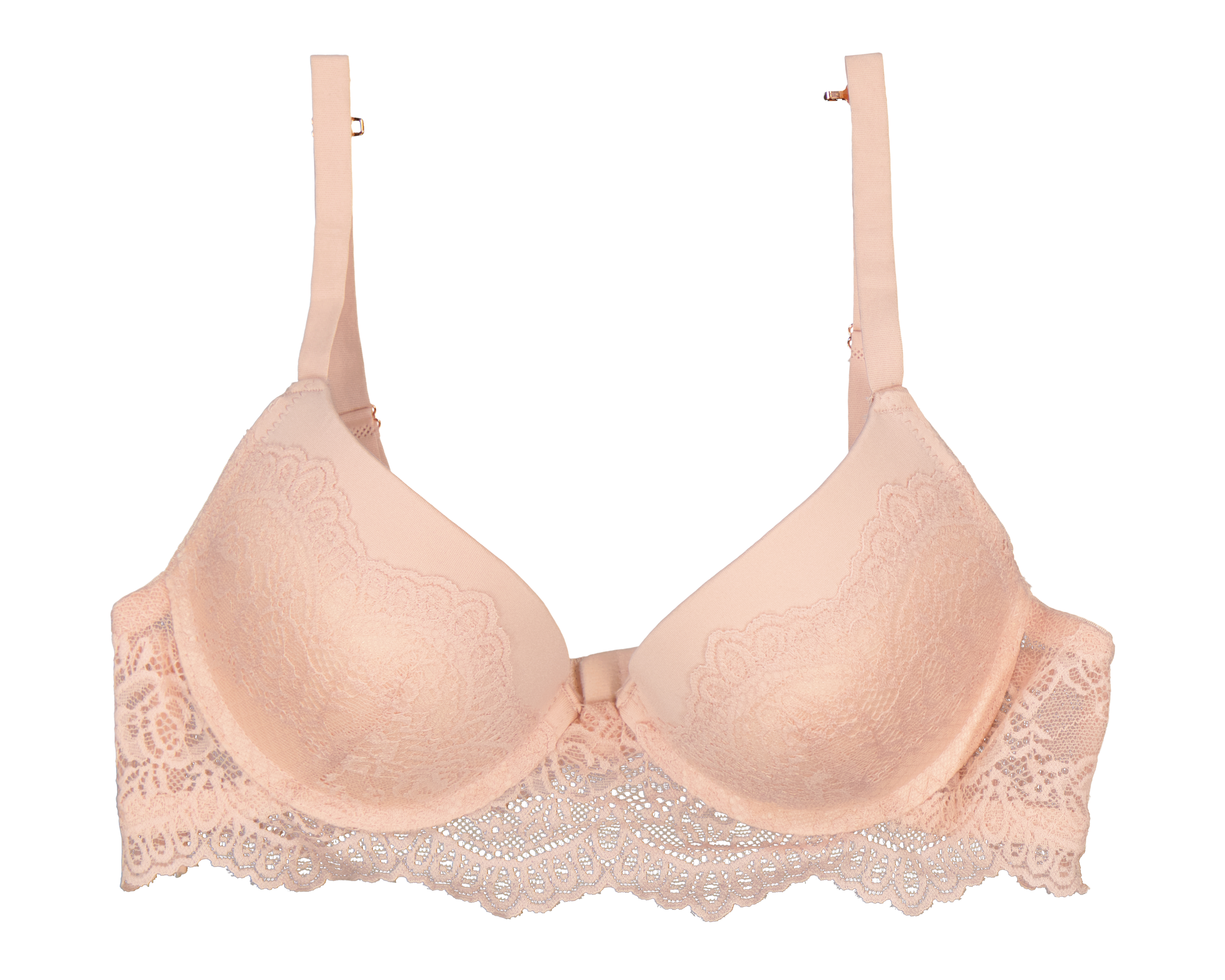 Brasier Media Copa con Encaje Carnival