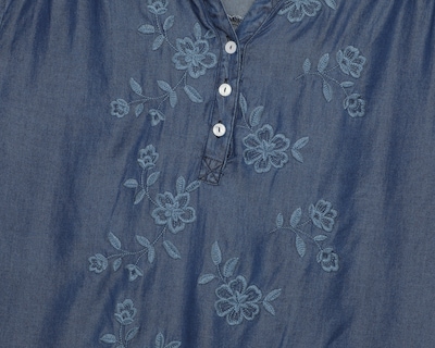 Foto 3 | Foto 3 | Blusa Azul Lady Sun para Mujer