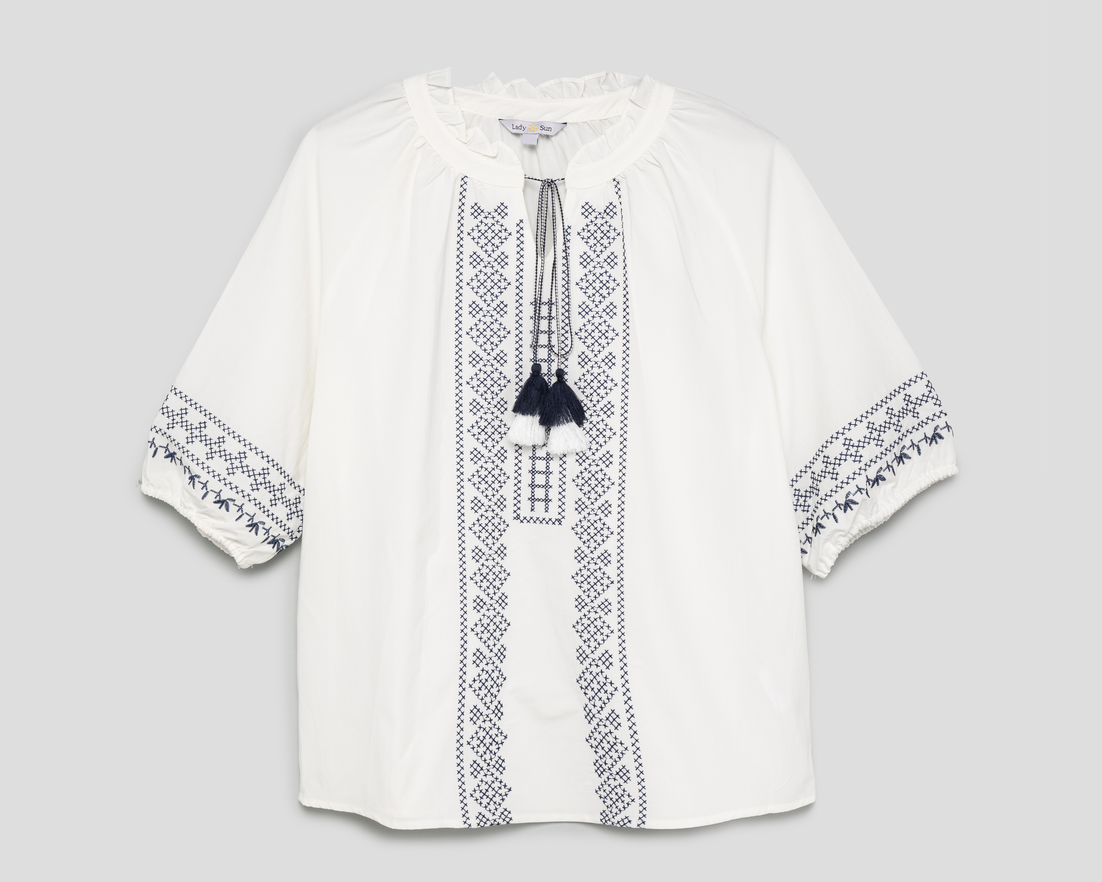 Foto 1 | Foto 1 | Blusa con Bordados Lady Sun para Mujer