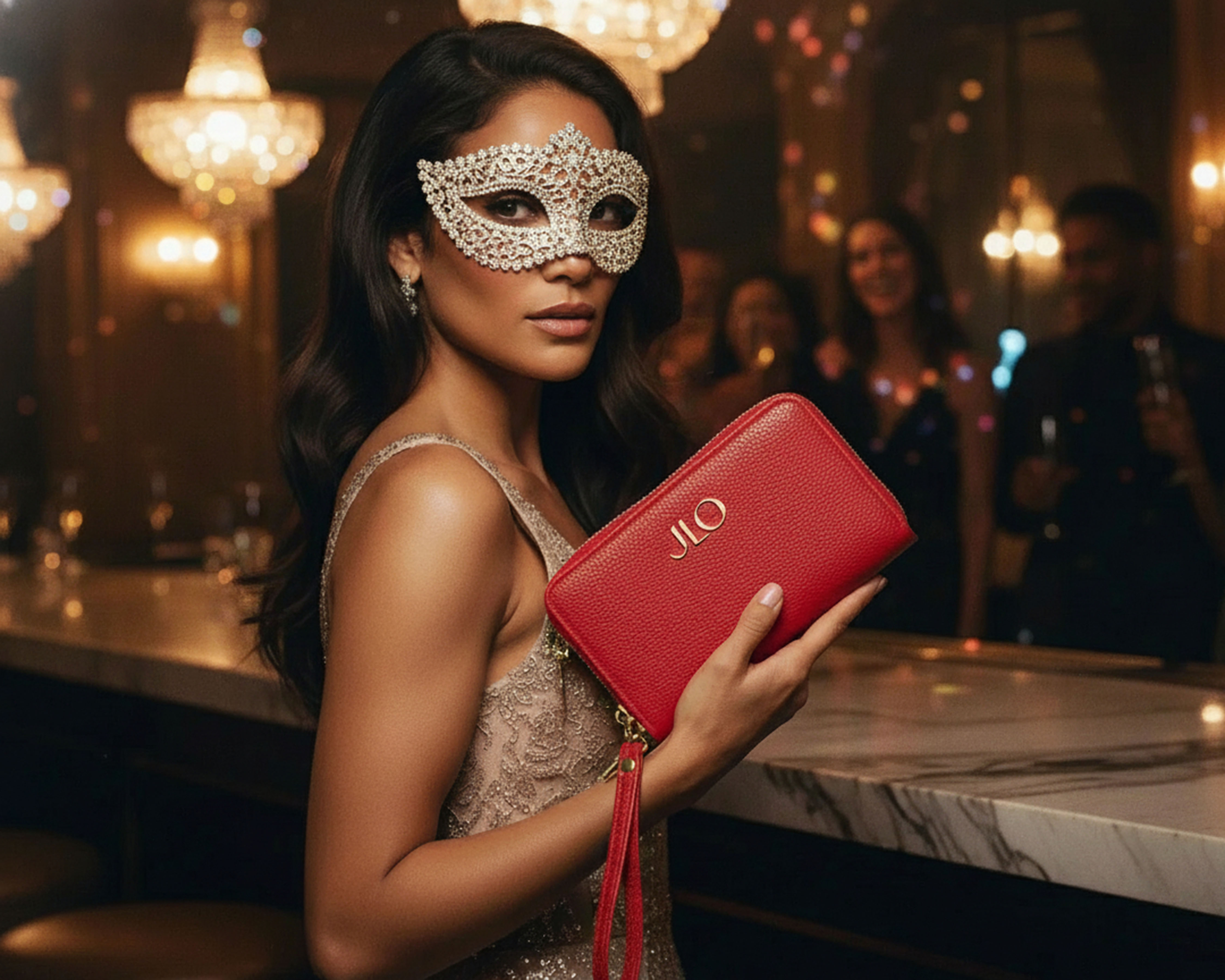 Foto 8 pulgar | Foto 7 | Cartera para Mujer Jennifer Lopez Roja