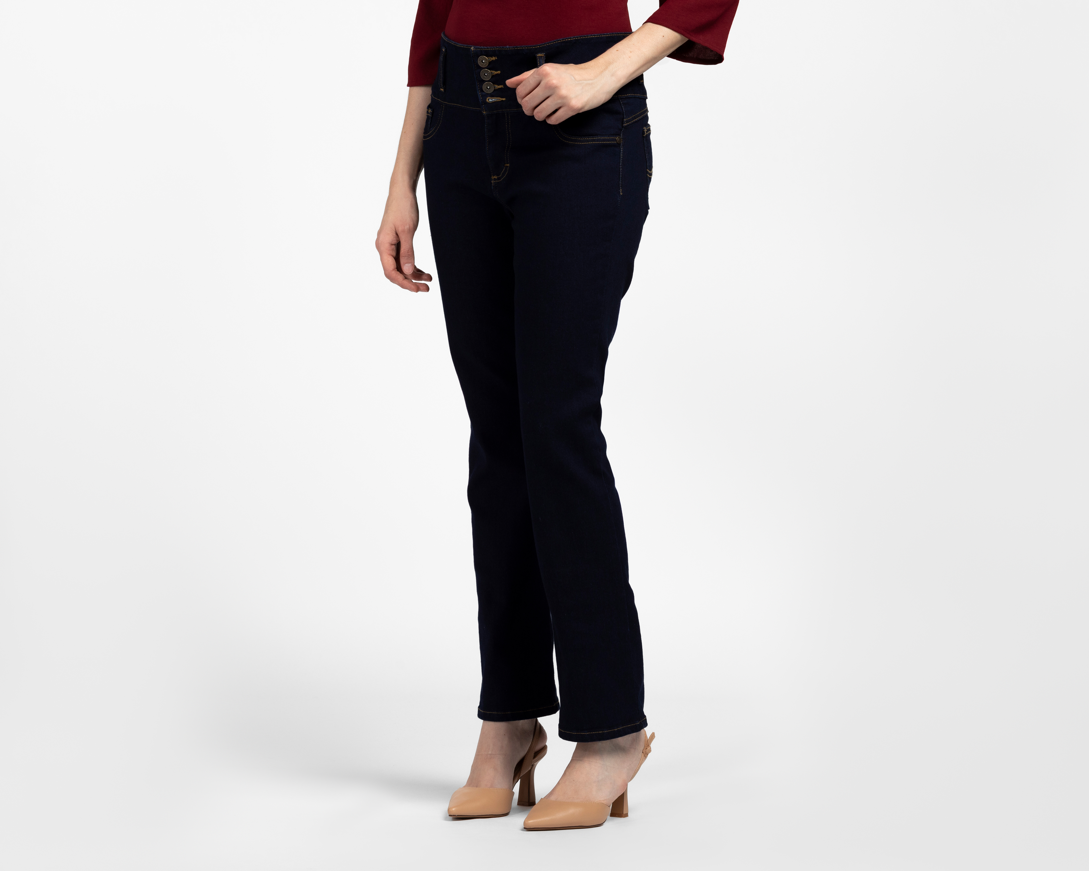 Foto 2 pulgar | Foto 1 | Jeans Slim Lee para Mujer