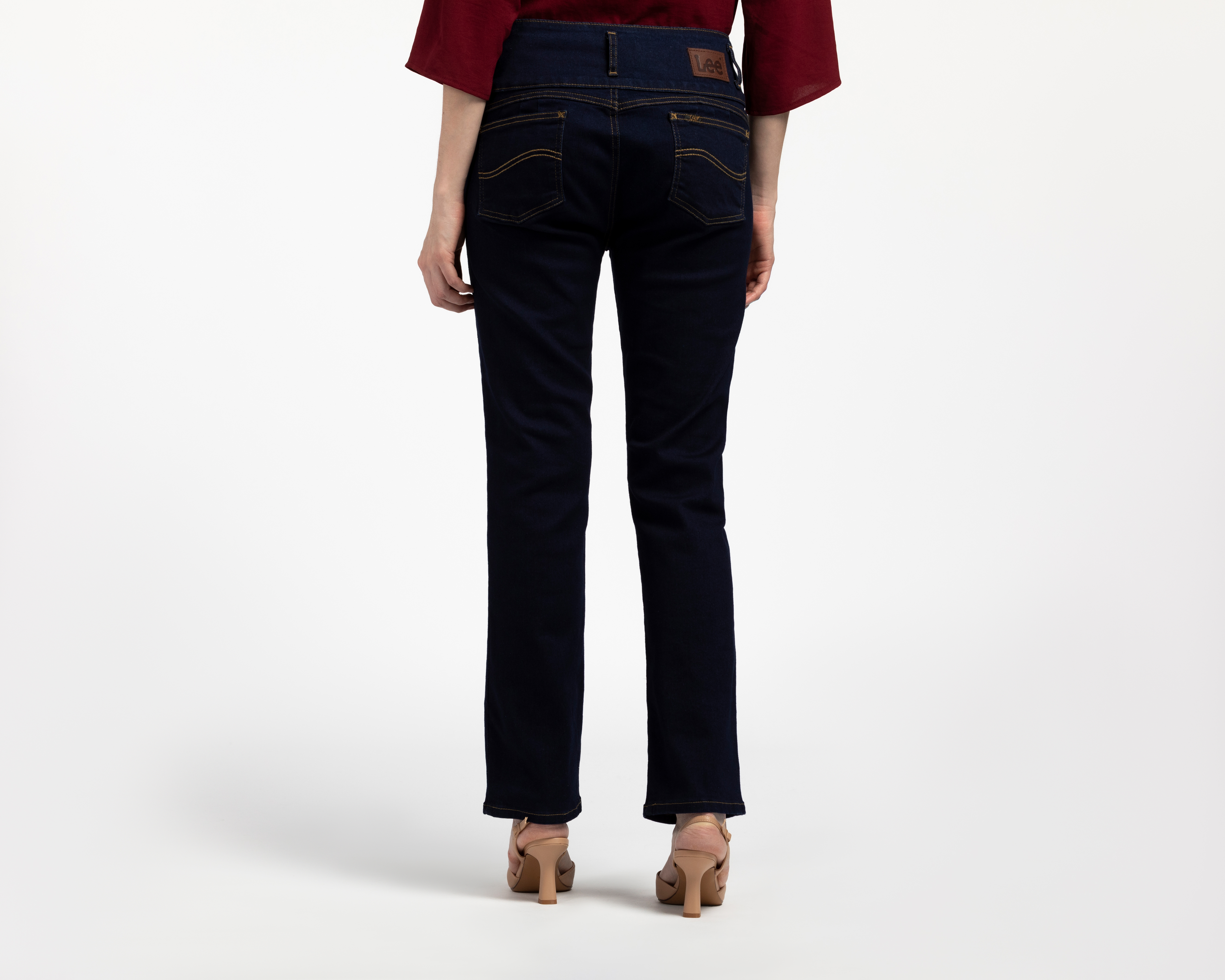 Foto 4 pulgar | Foto 3 | Jeans Slim Lee para Mujer