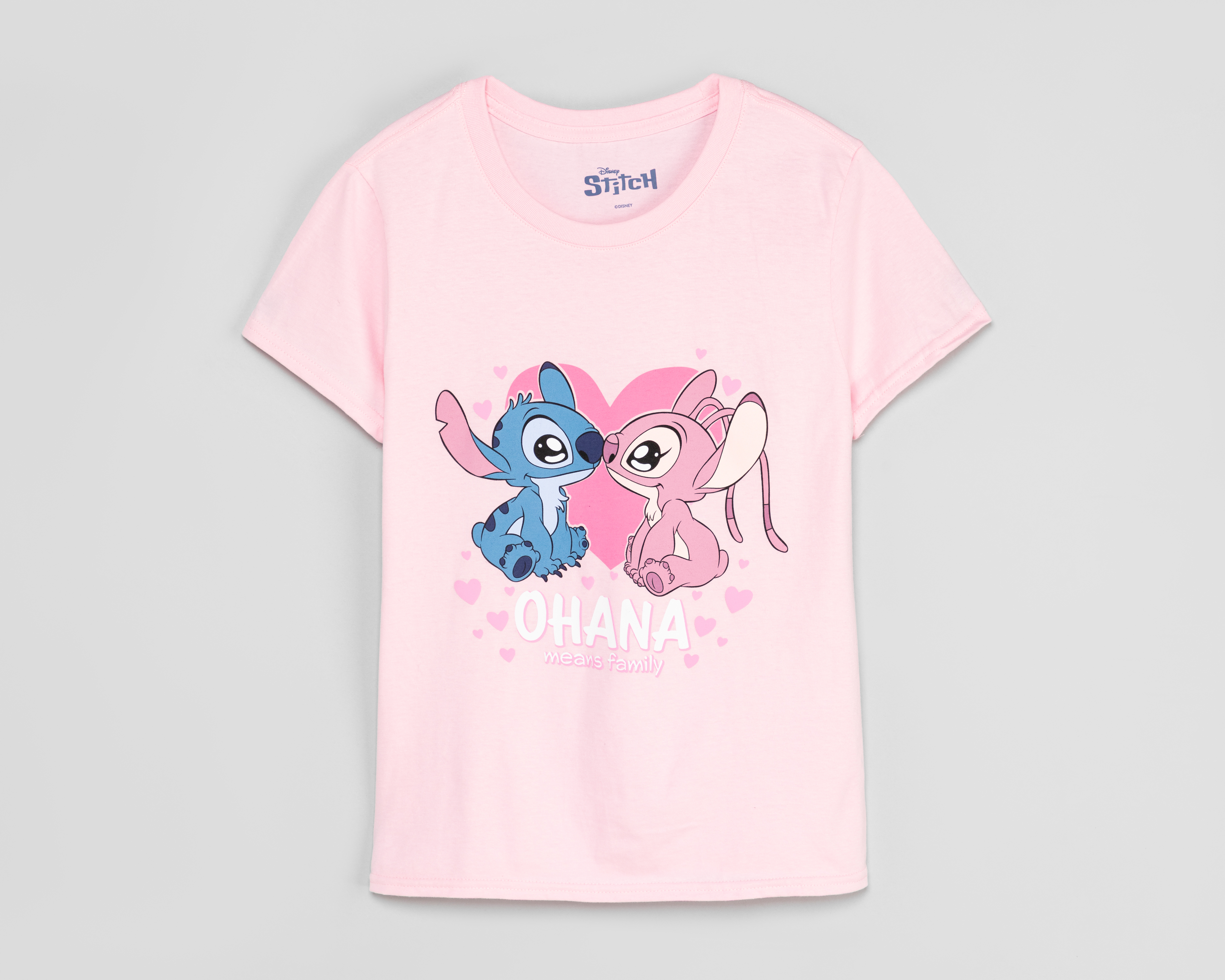 Foto 1 | Foto 1 | Playera Rosa Disney Lilo & Stitch para Mujer