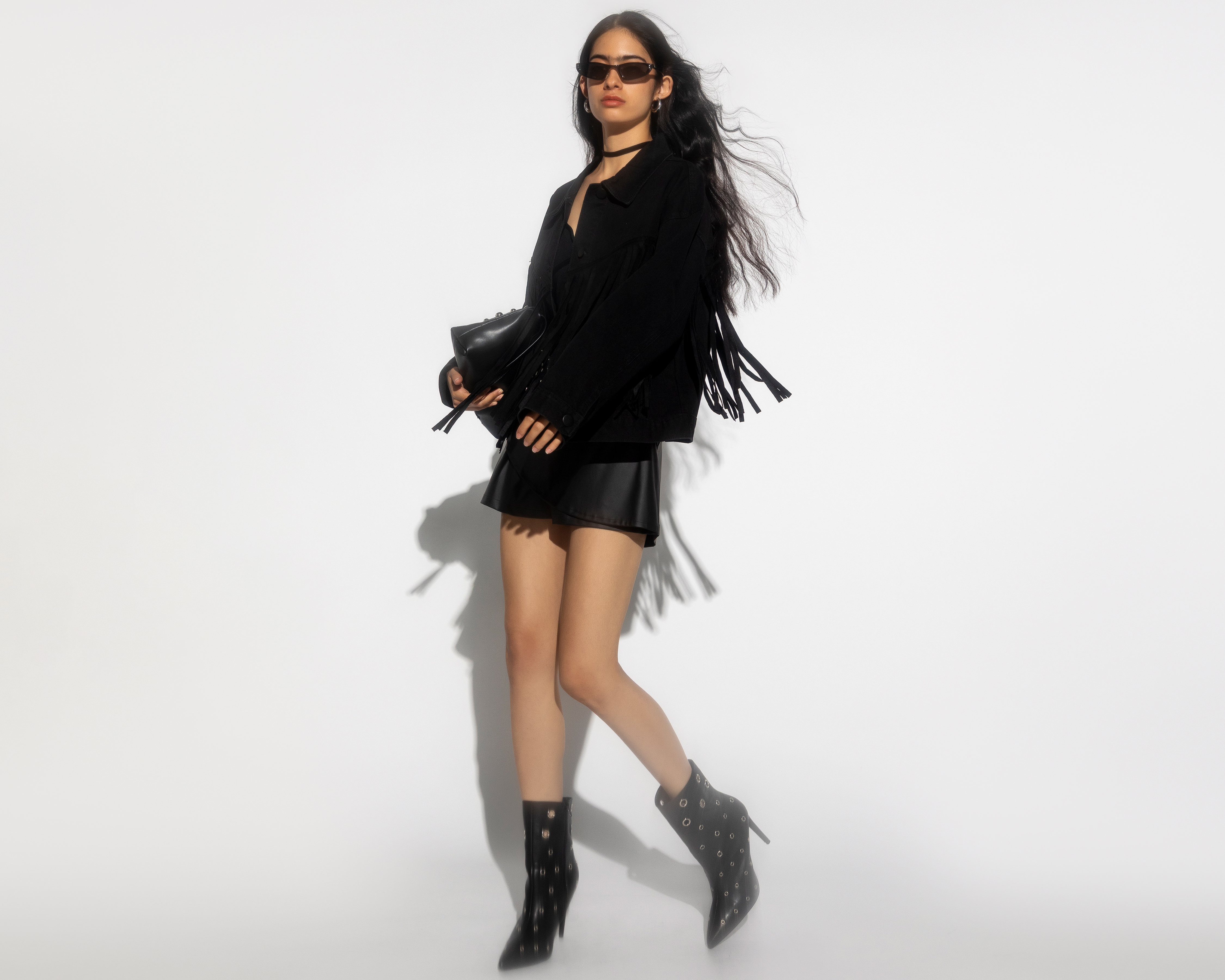 Foto 1 | Foto 1 | Chamarra de Algodón con Flecos Strona para Mujer