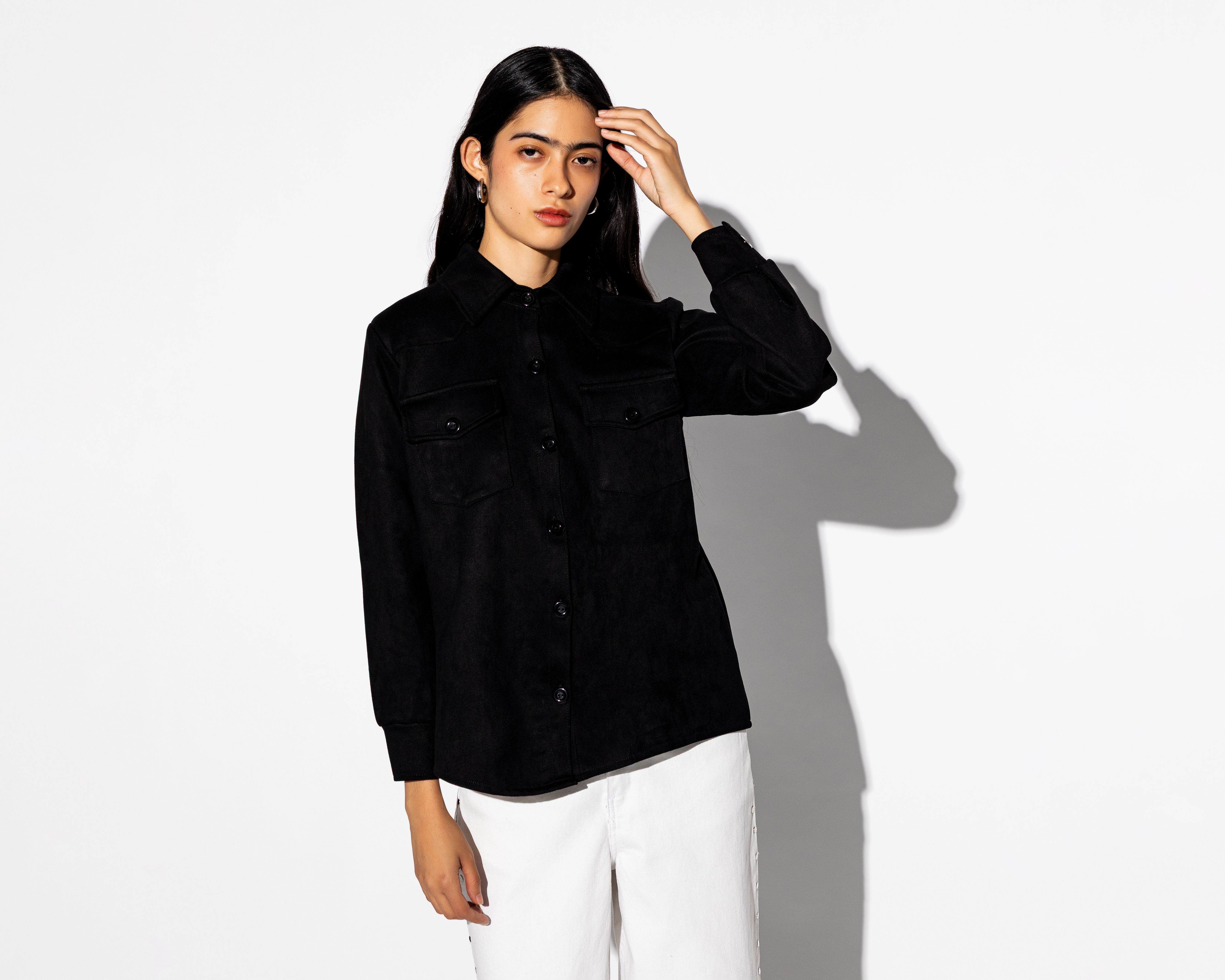 Foto 2 | Foto 2 | Blusa tipo Gamuza Strona para Mujer