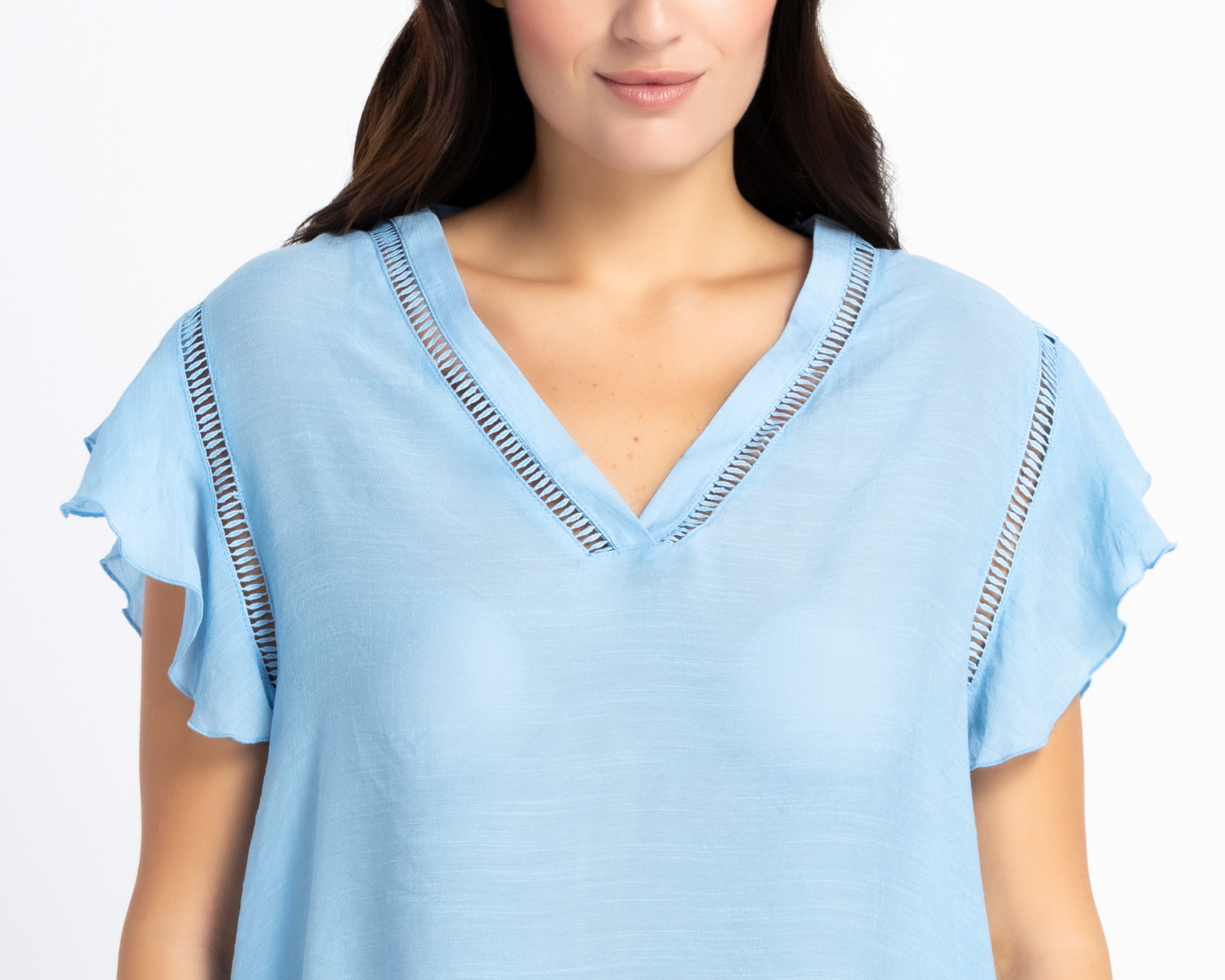 Foto 5 pulgar | Foto 4 | Blusa con Olán Sahara para Mujer