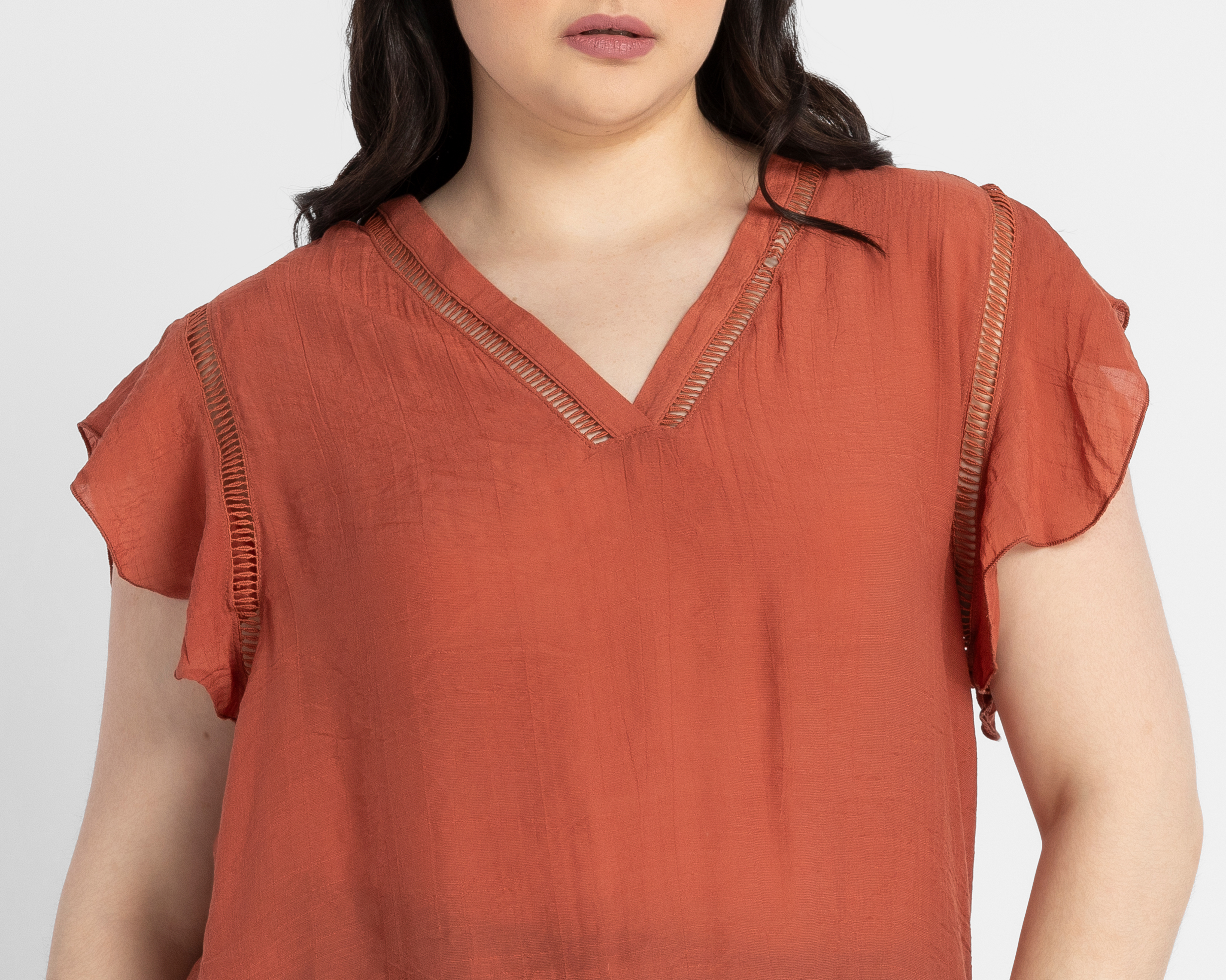 Foto 5 pulgar | Foto 4 | Blusa con Olán Sahara para Mujer
