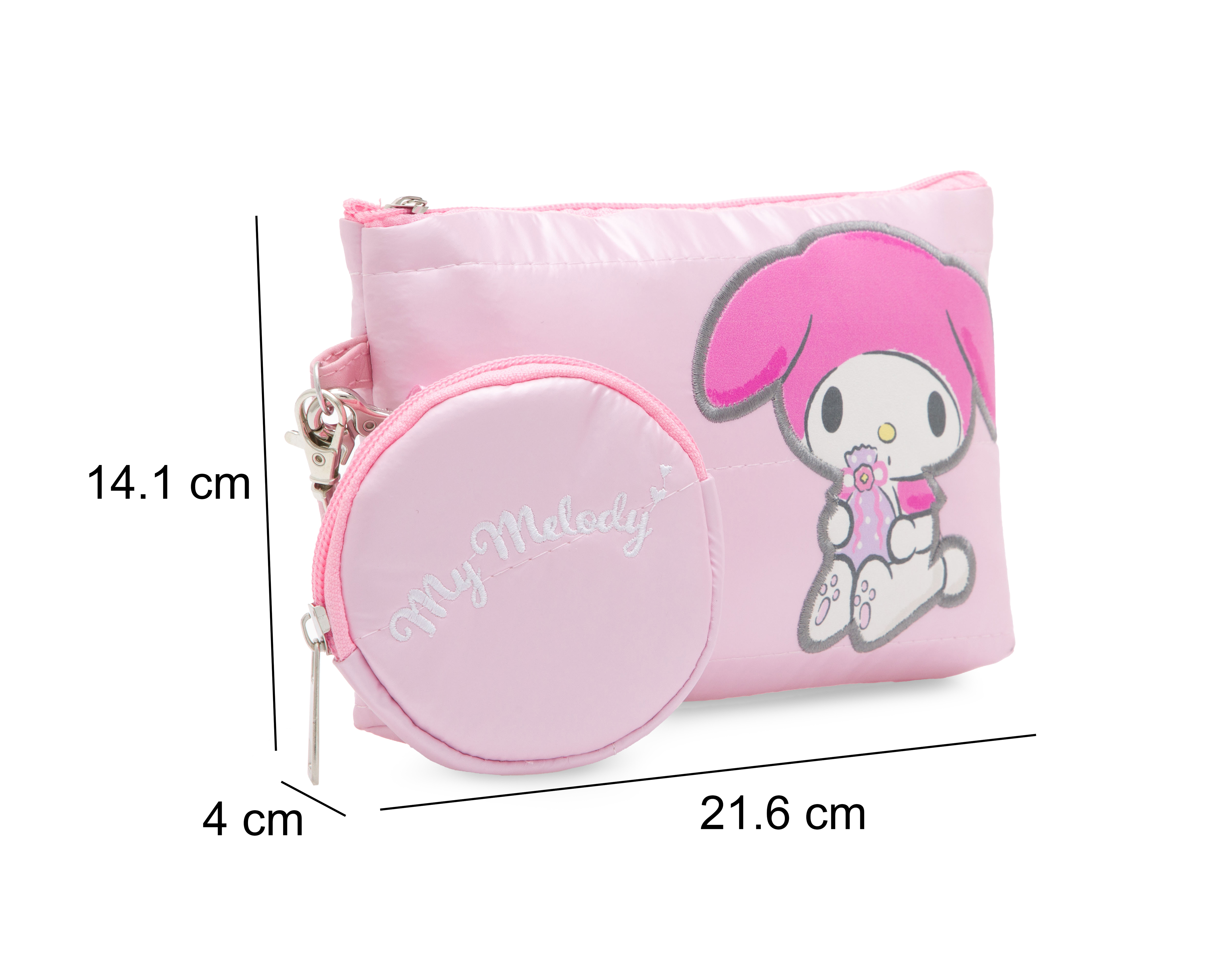 Foto 6 | Foto 6 | Cartera para Mujer My Melody con Monedero 2 Piezas