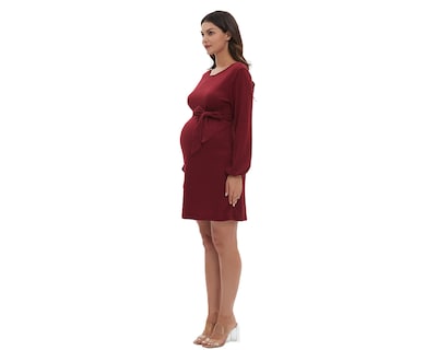Foto 4 | Foto 4 | Vestido de Maternidad Meirius Manga Larga