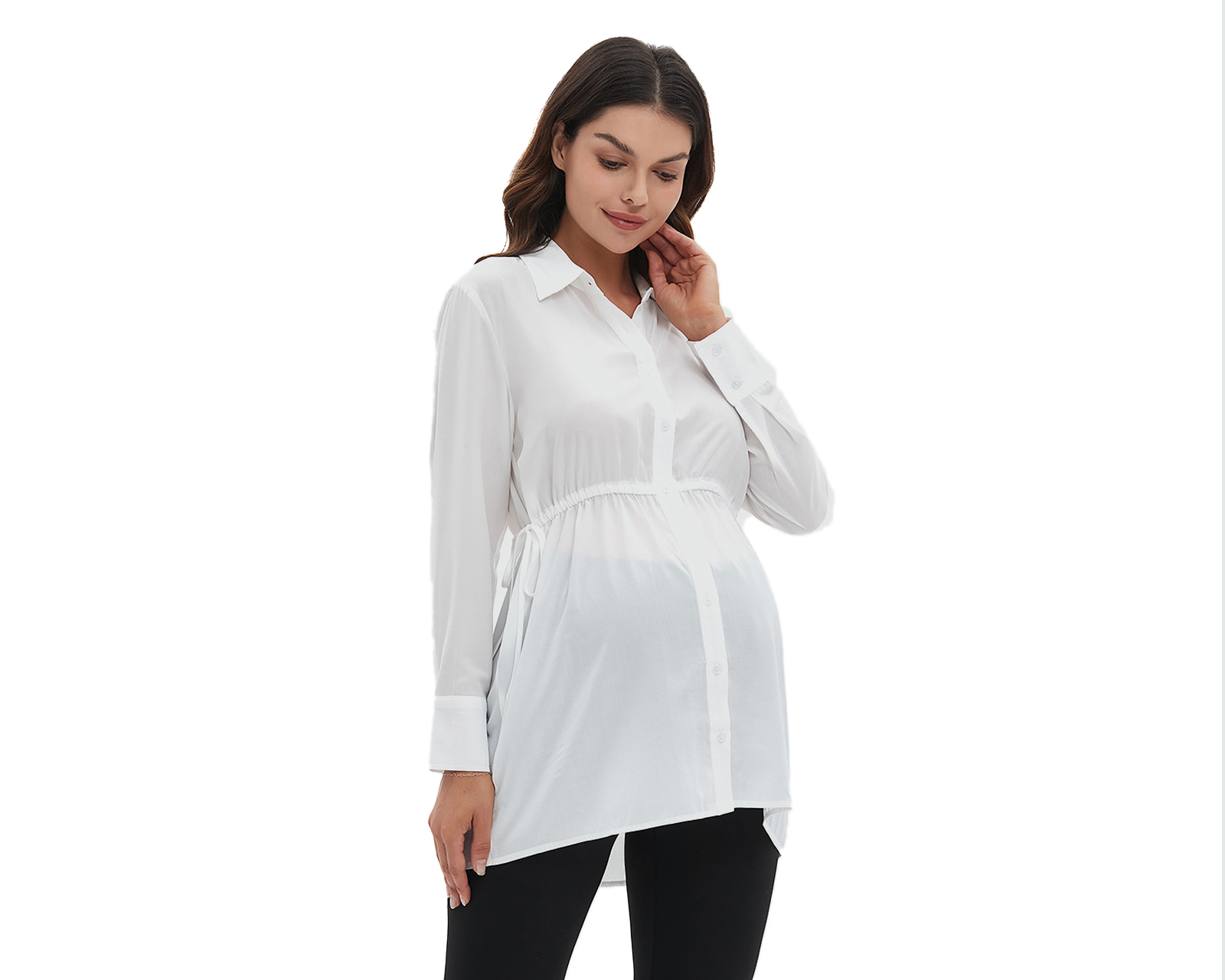 Foto 5 pulgar | Foto 4 | Blusa de Maternidad Meirius Manga Larga