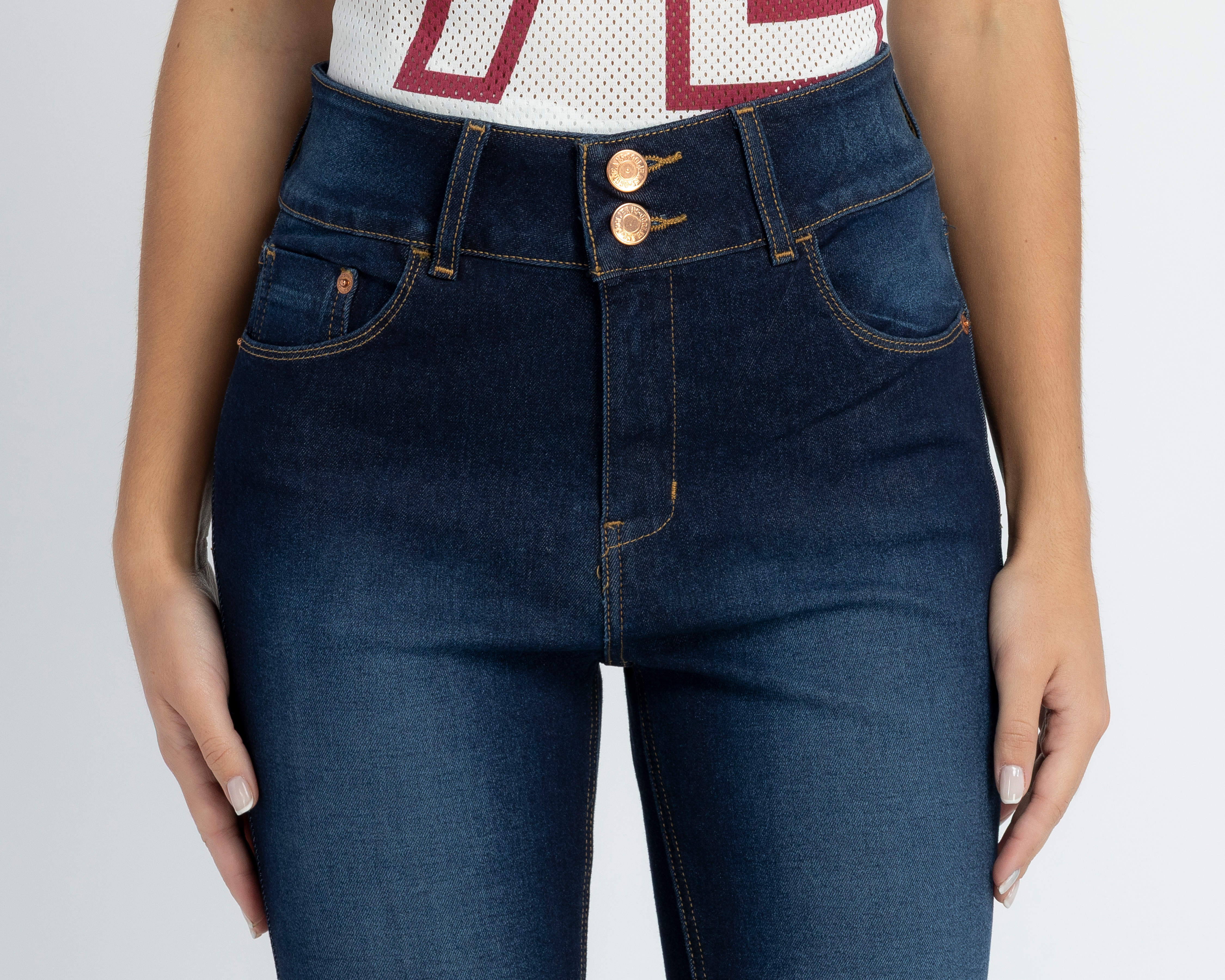 Foto 5 pulgar | Foto 4 | Jeans Super Skinny Oggi Katia Vintage para Mujer