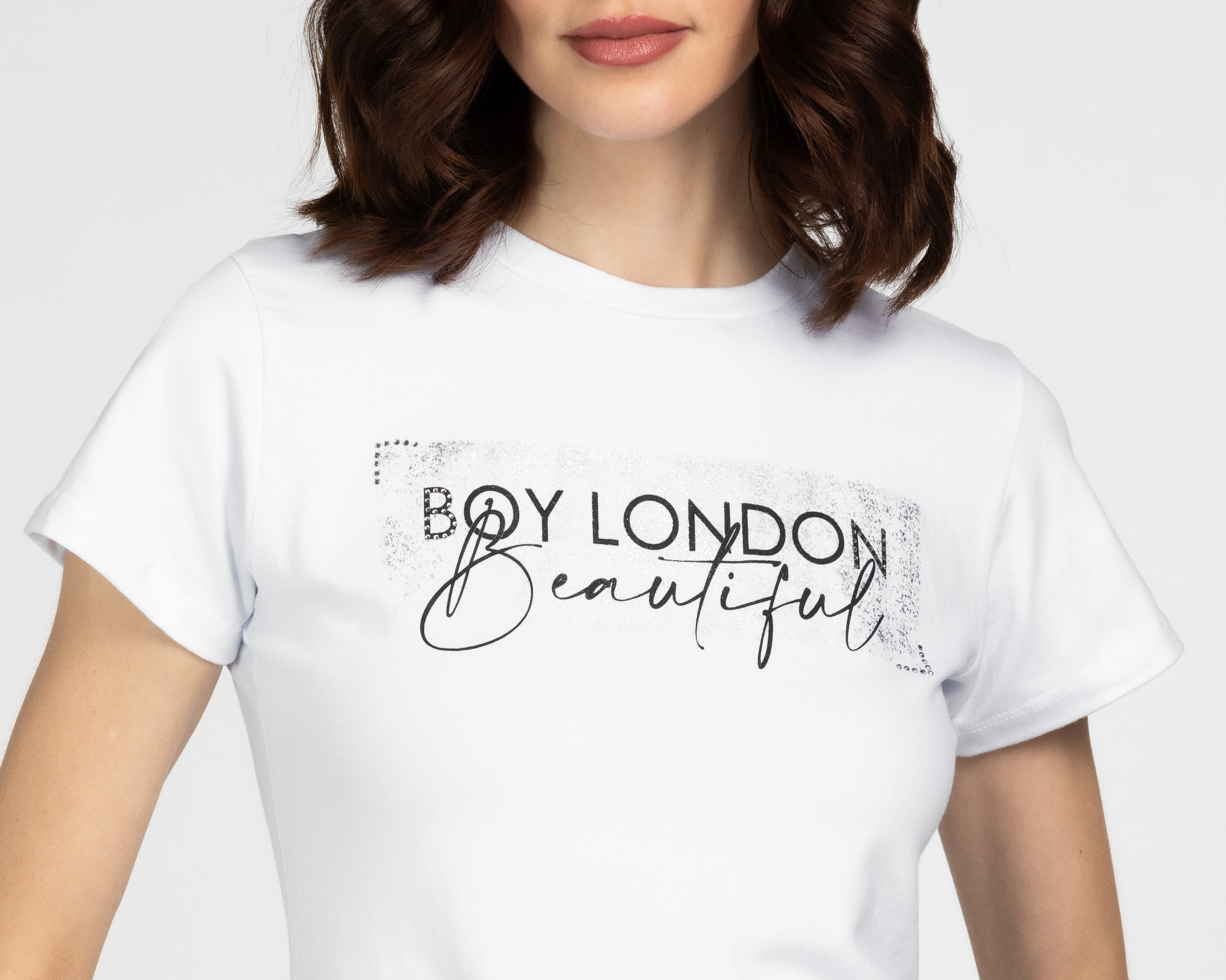 Foto 5 pulgar | Foto 4 | Playera Boy London Manga Corta para Mujer