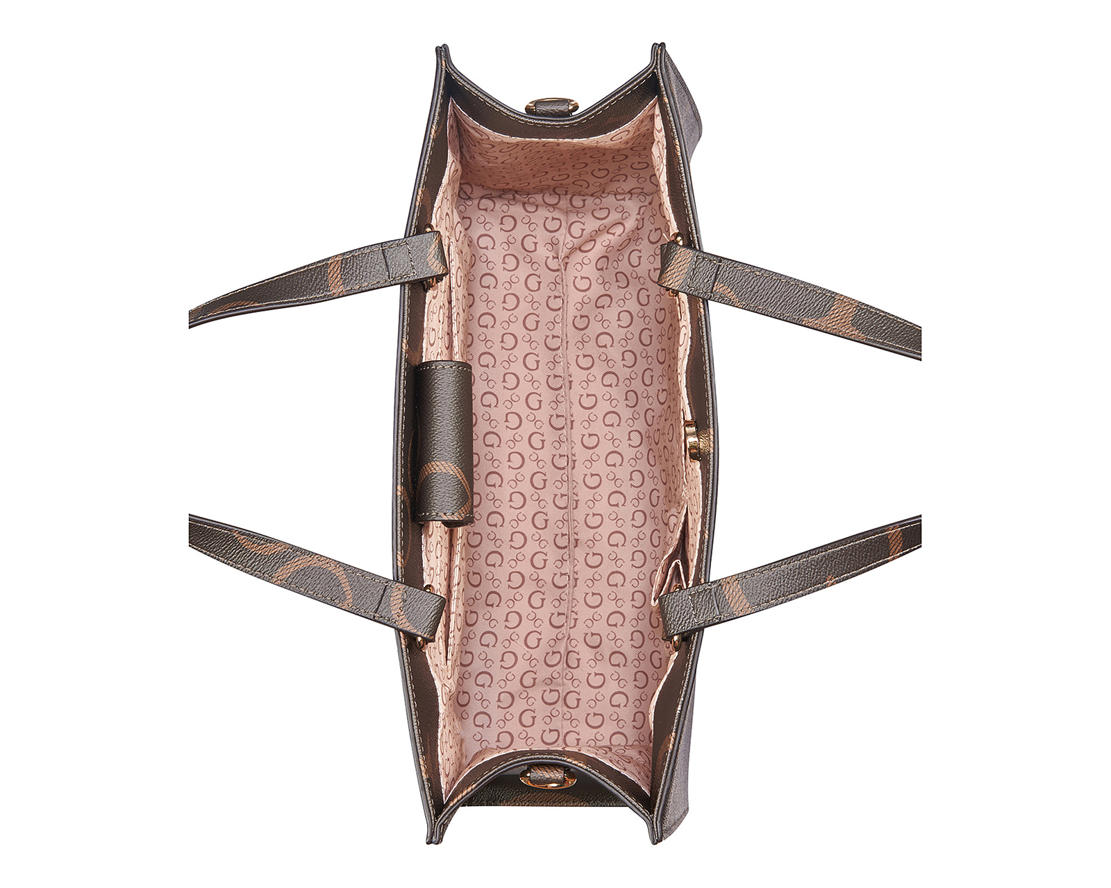 Foto 5 pulgar | Foto 4 | Bolsa Cruzada Guess Lindey Carryall