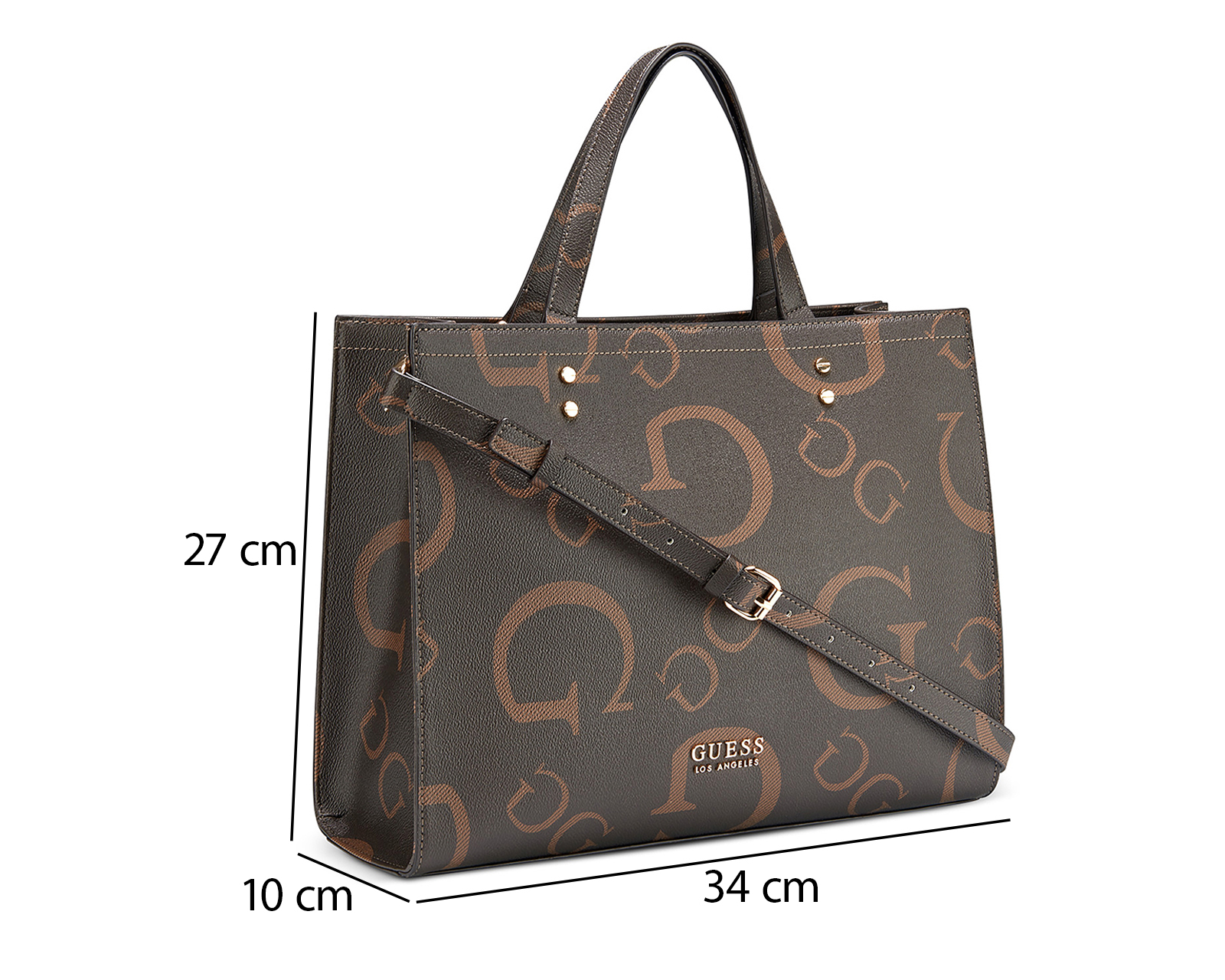 Foto 6 pulgar | Foto 5 | Bolsa Cruzada Guess Lindey Carryall