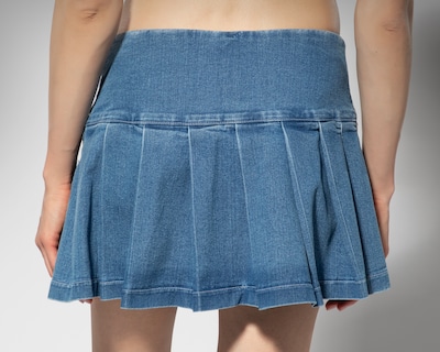 Foto 5 | Foto 5 | Falda de Mezclilla Thinner Tableada