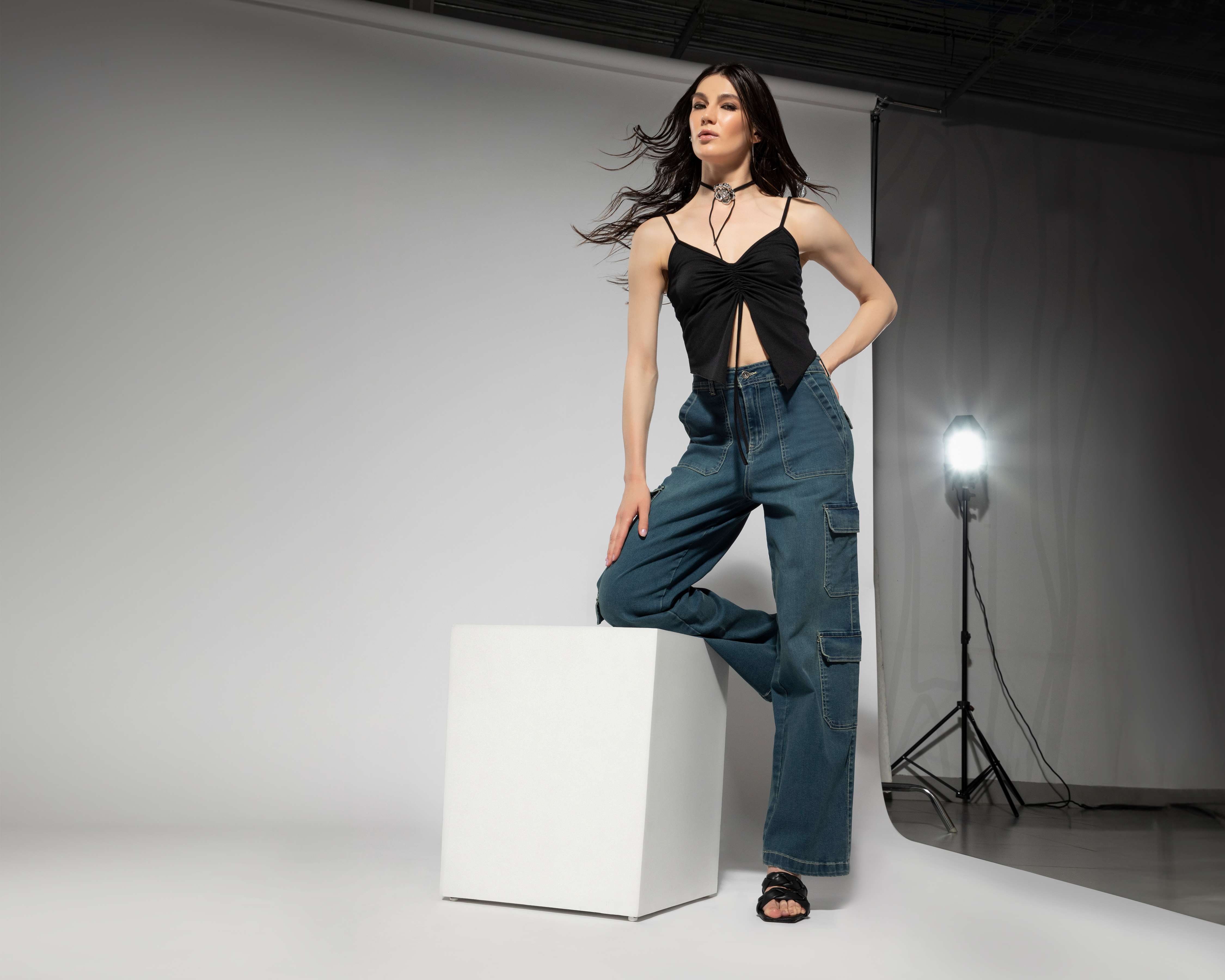 Foto 1 | Foto 1 | Playera Thinner de Tirantes con Jareta