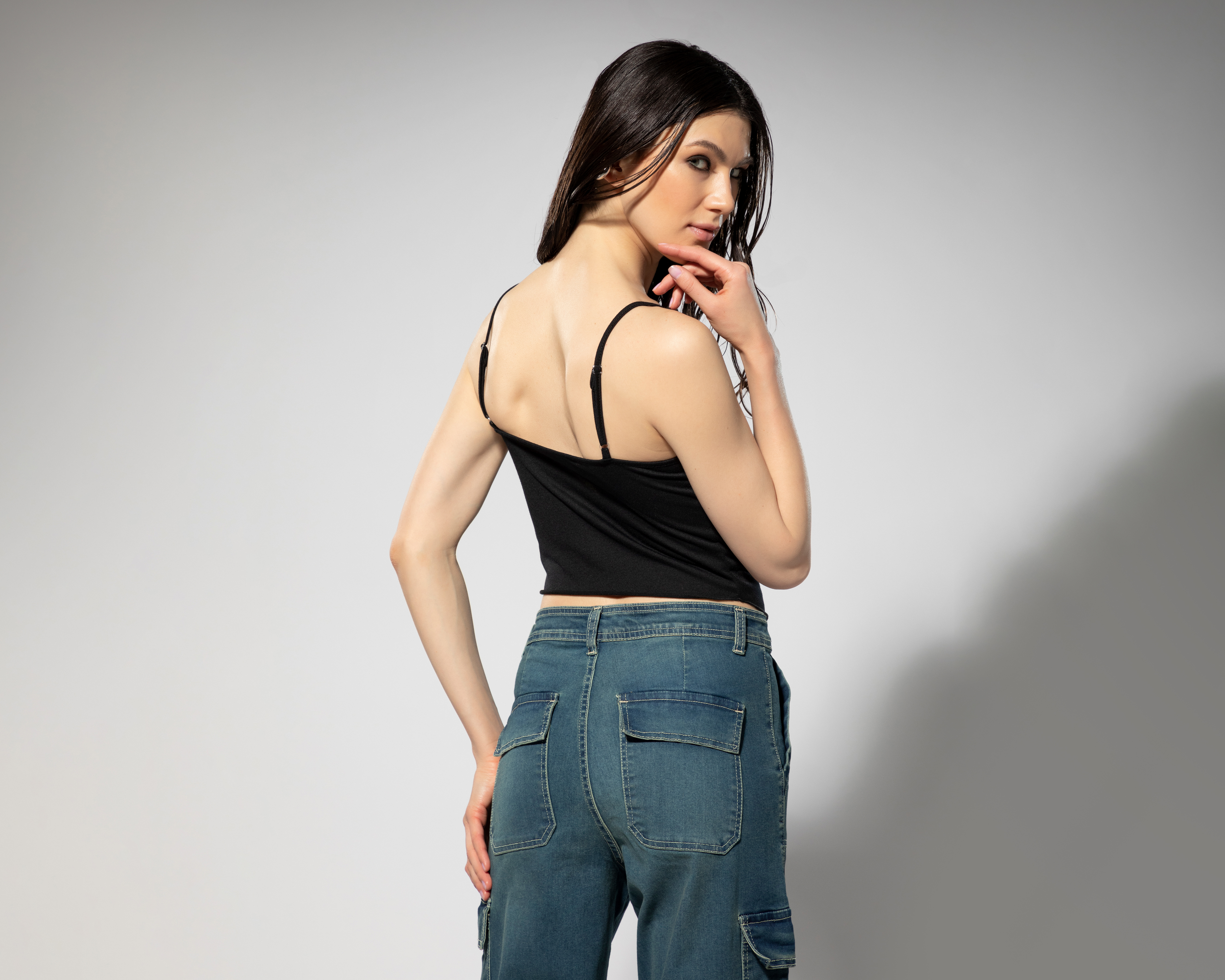 Foto 3 | Foto 3 | Playera Thinner de Tirantes con Jareta