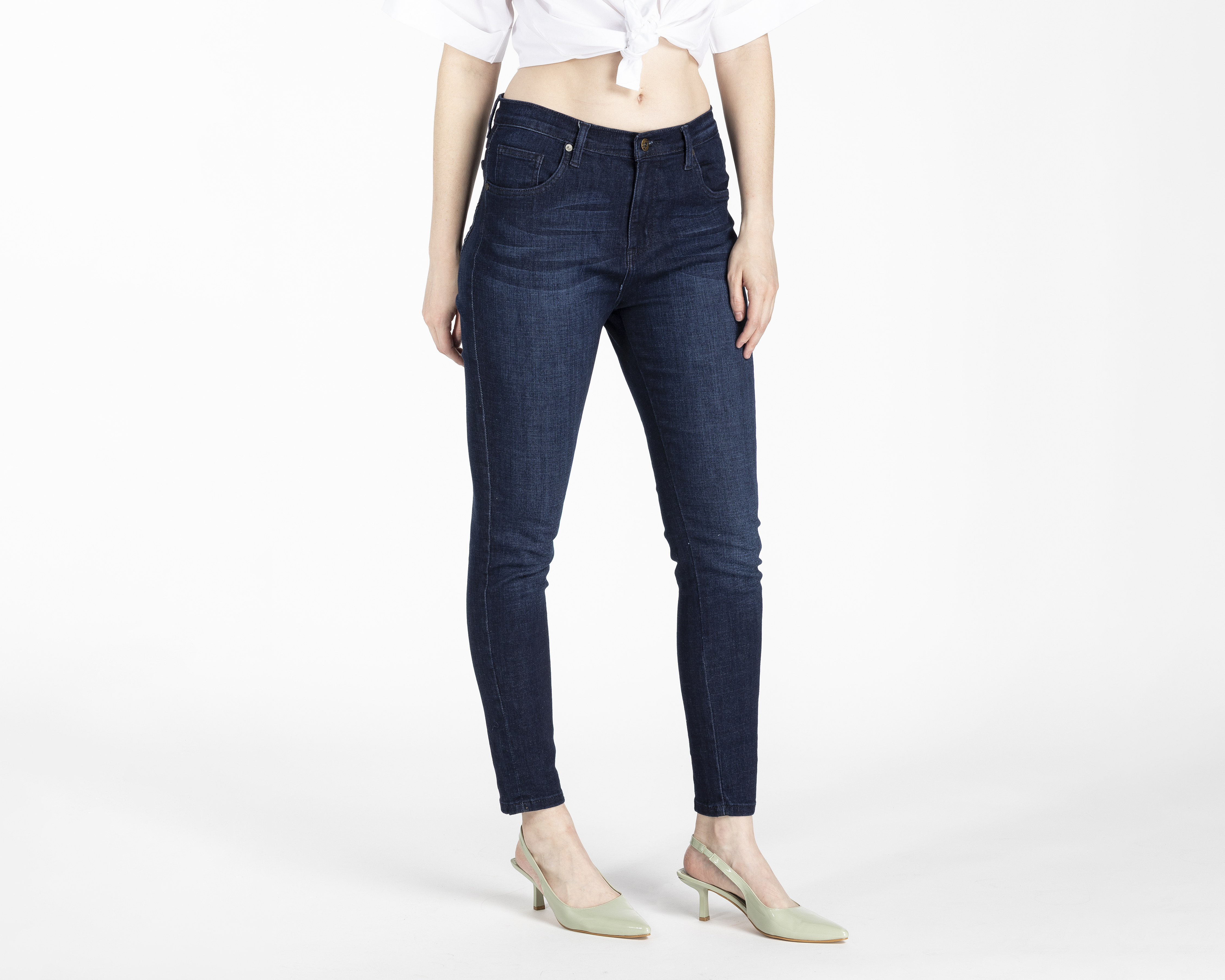 Foto 2 pulgar | Foto 1 | Jeans Skinny Lee para Mujer