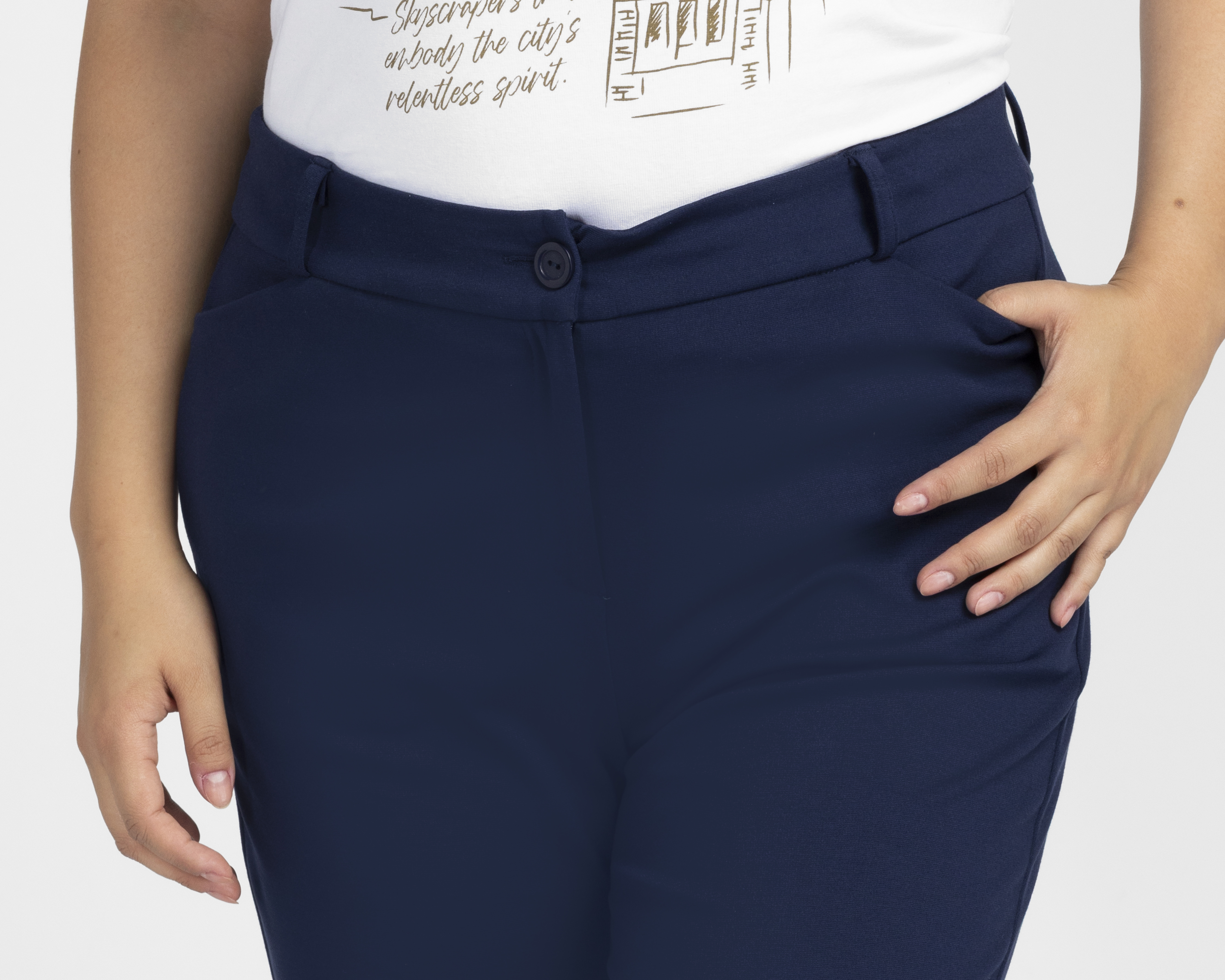 Foto 5 pulgar | Foto 4 | Pantalón de Vestir Sahara Tiro Alto para Mujer