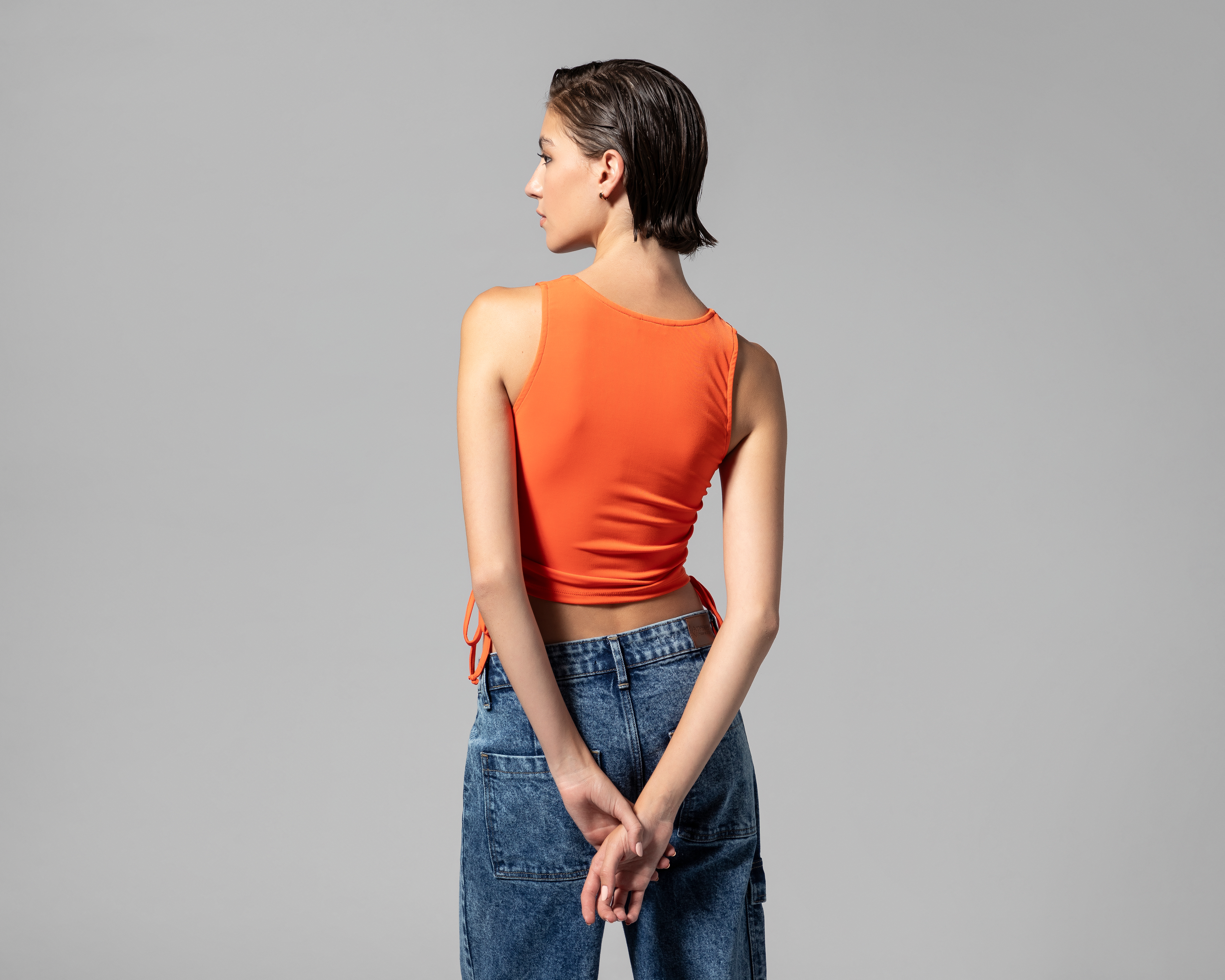 Foto 4 pulgar | Foto 3 | Blusa Thinner con Jaretas Cuello Redondo