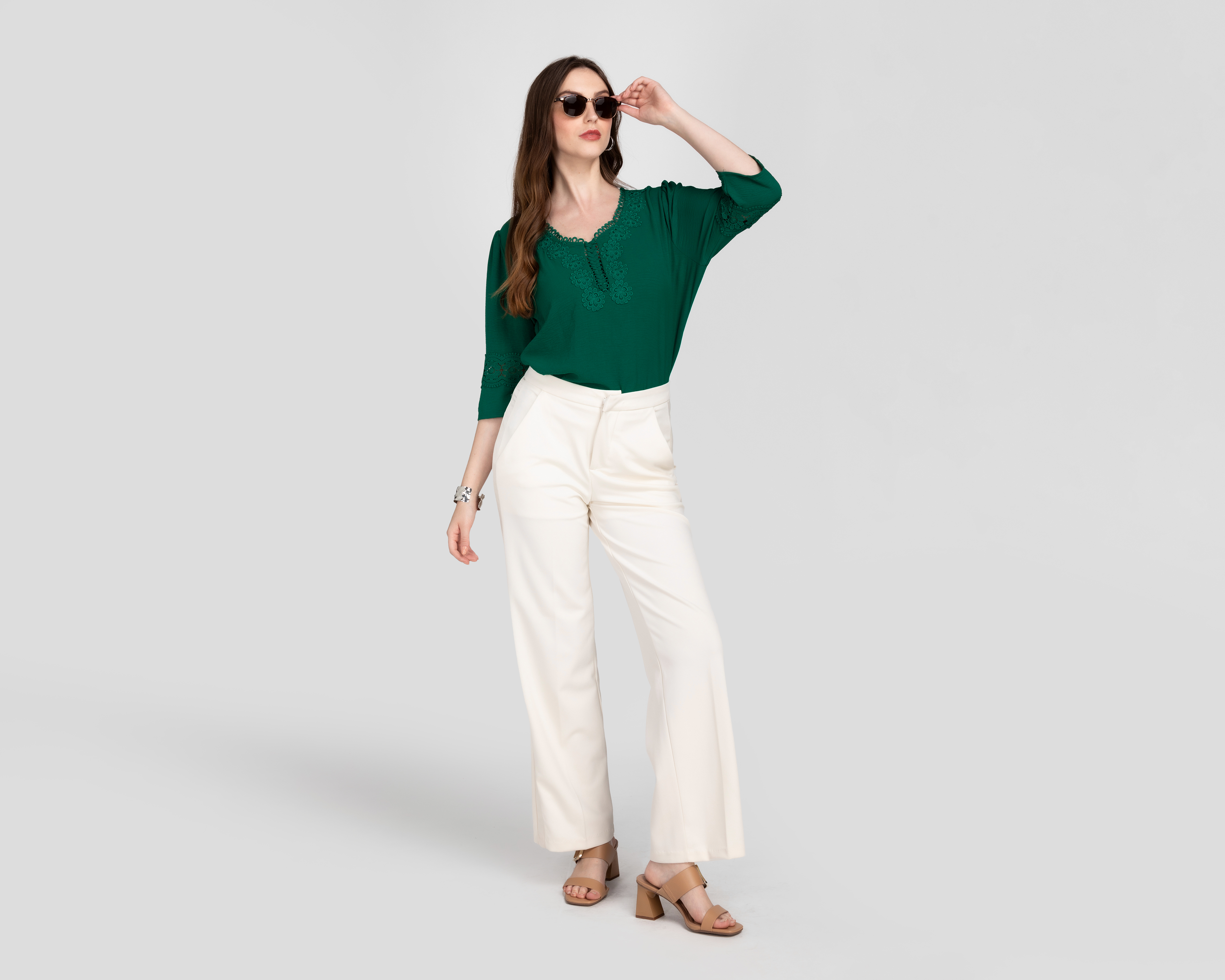 Foto 2 | Foto 2 | Blusa Lady Sun Verde para Mujer