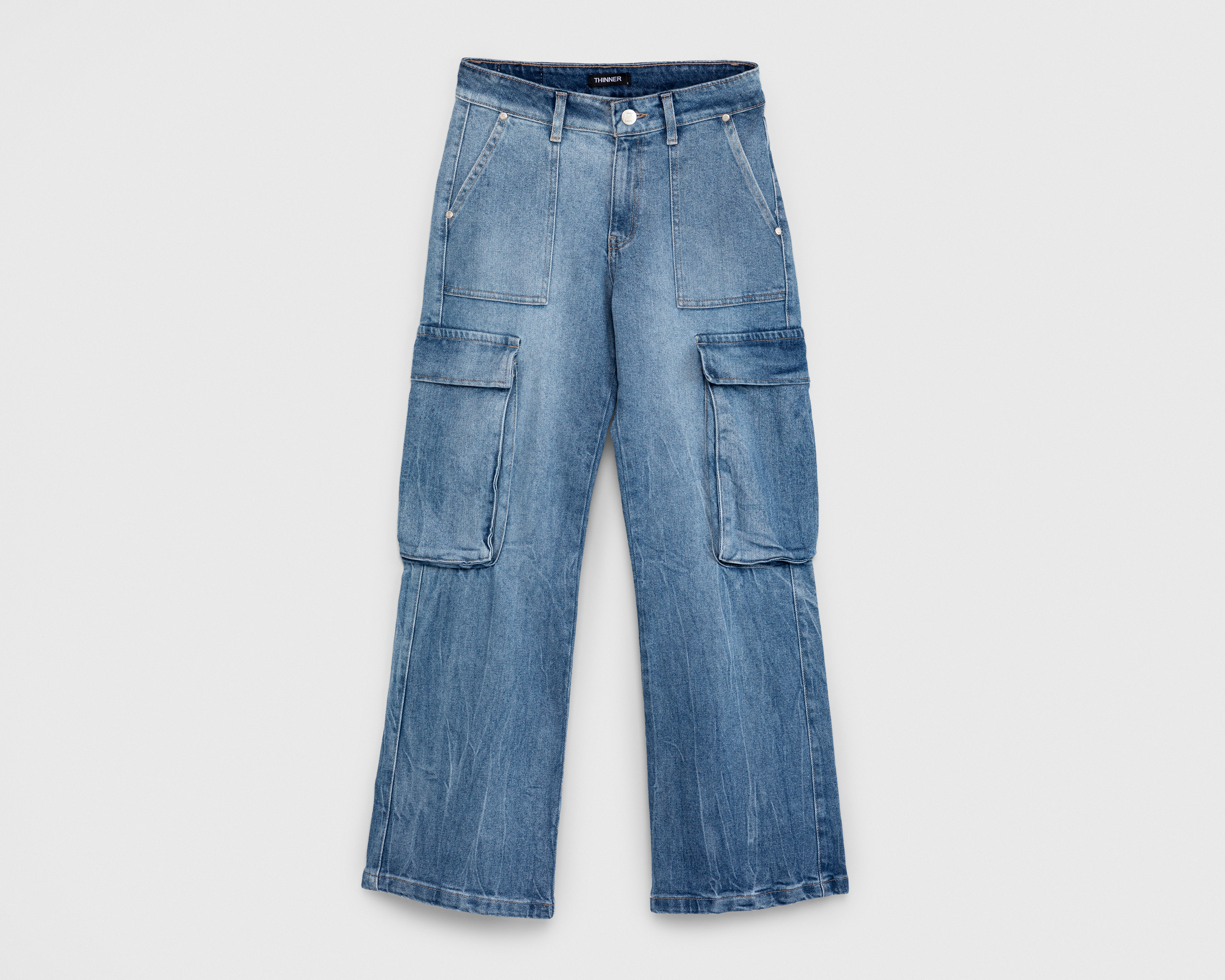 Jeans Wide Leg Thinner para Mujer