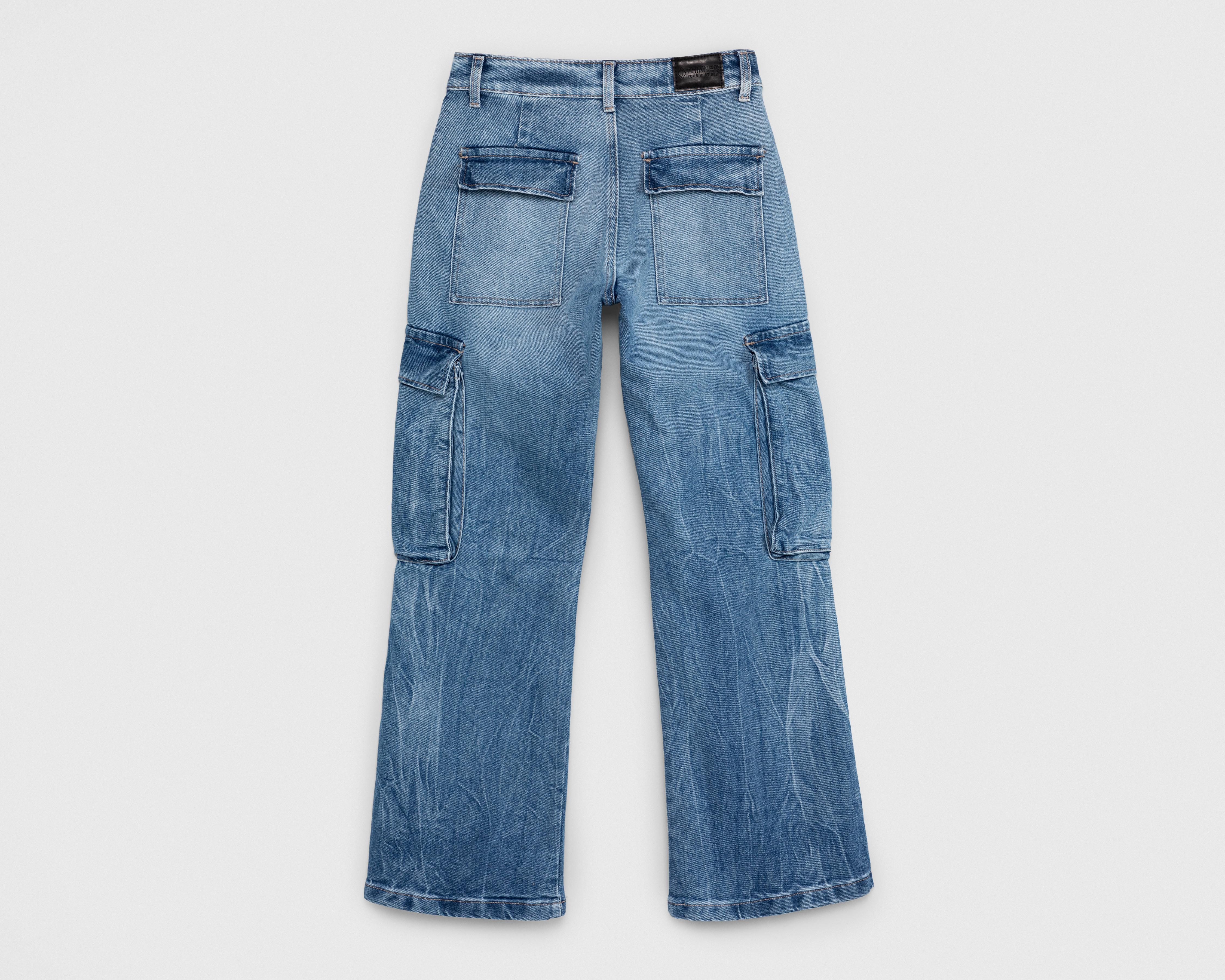 Foto 3 pulgar | Foto 2 | Jeans Wide Leg Thinner para Mujer