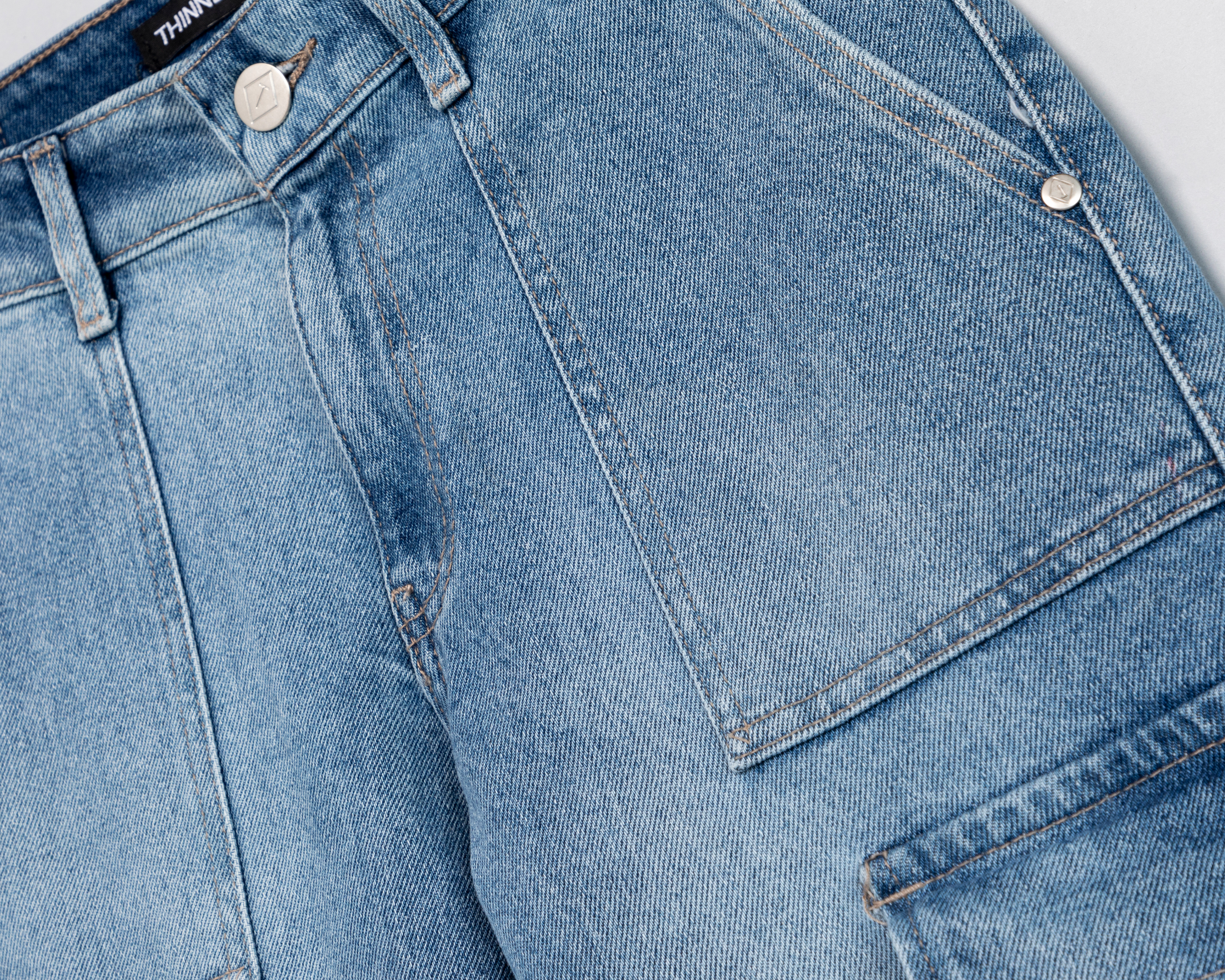 Foto 4 pulgar | Foto 3 | Jeans Wide Leg Thinner para Mujer