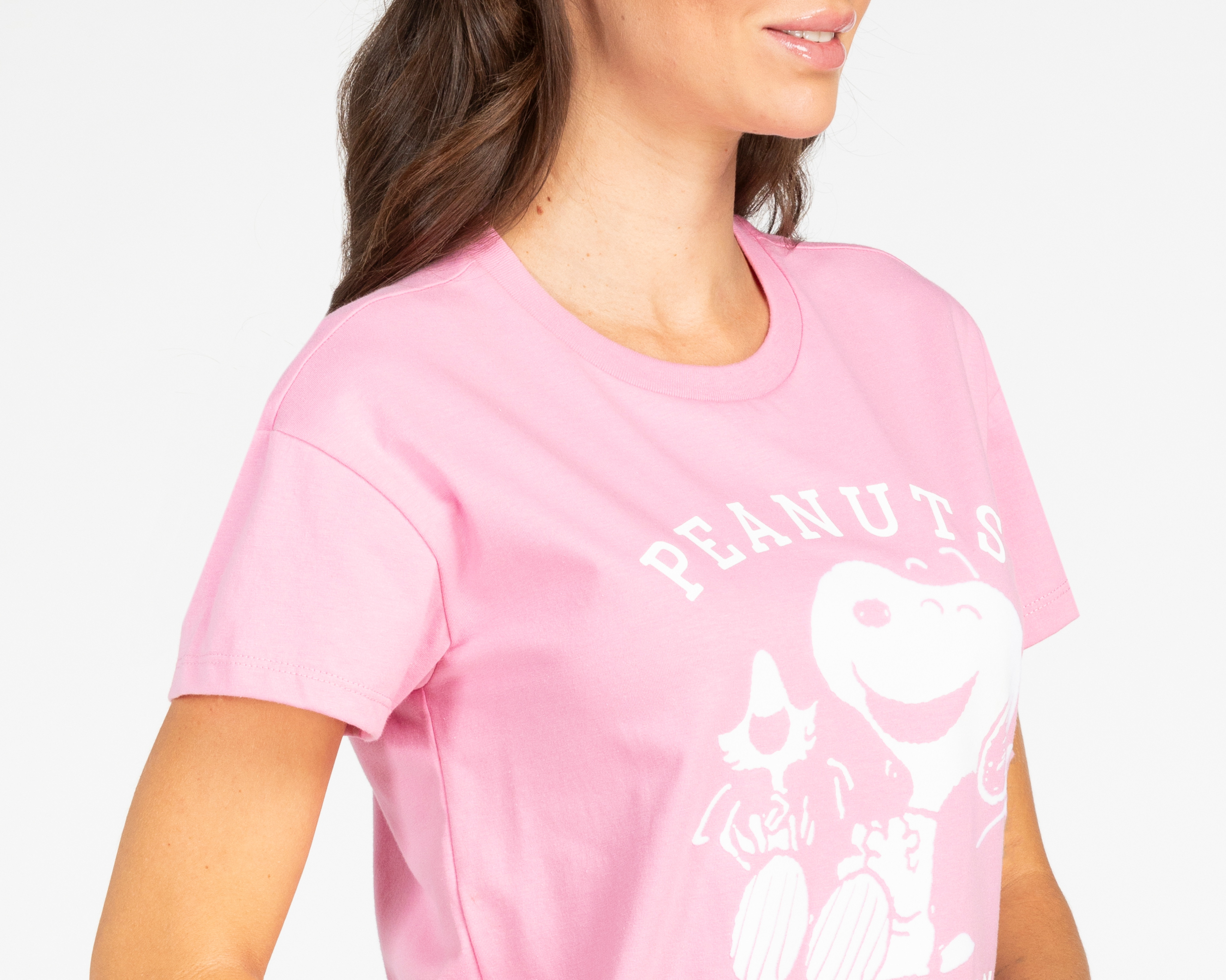 Foto 3 | Foto 3 | Playera Peanuts Manga Corta para Mujer